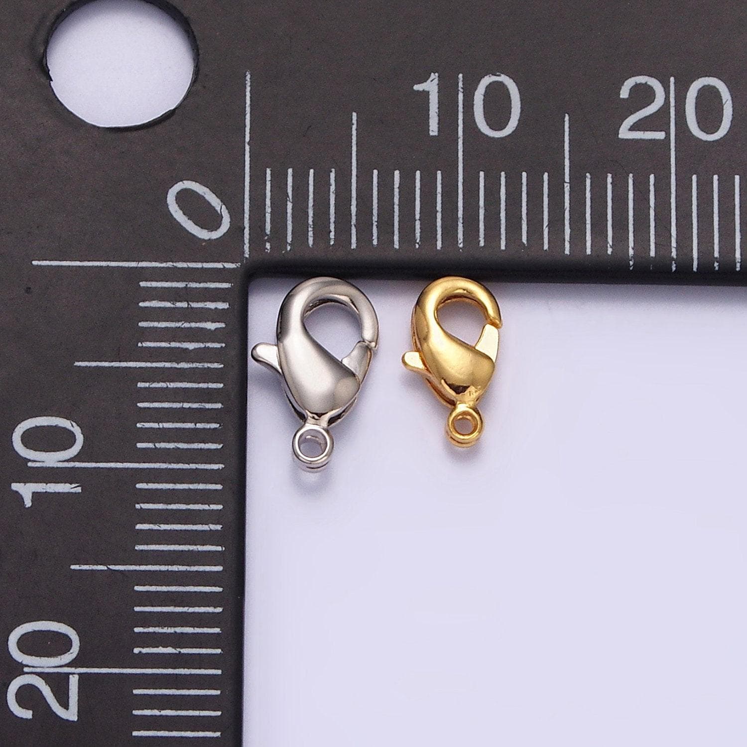 1 piece lobster clasp gold filled 8mm, 9.5mm lobster claw clasps closure jewelry making supply in gold & silver | z413, z416
