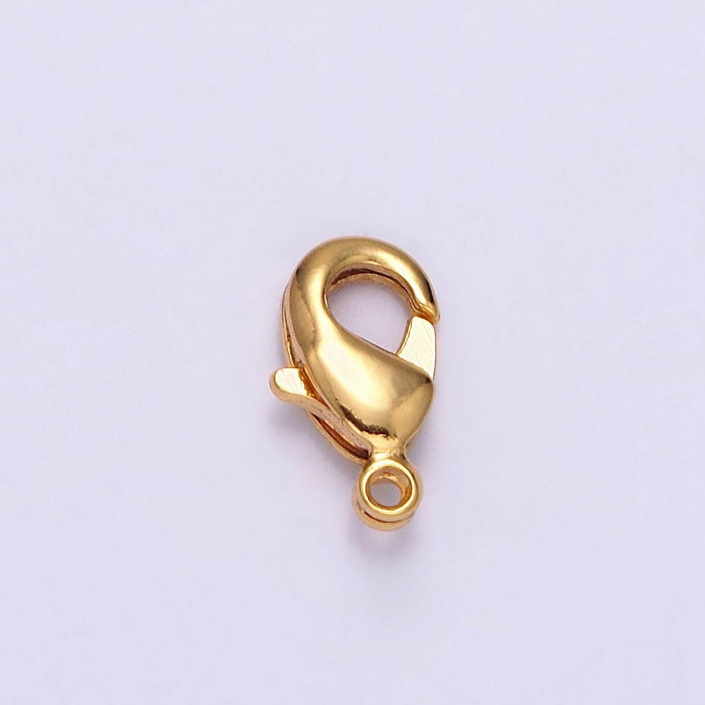 1 piece lobster clasp gold filled 8mm, 9.5mm lobster claw clasps closure jewelry making supply in gold & silver | z413, z416