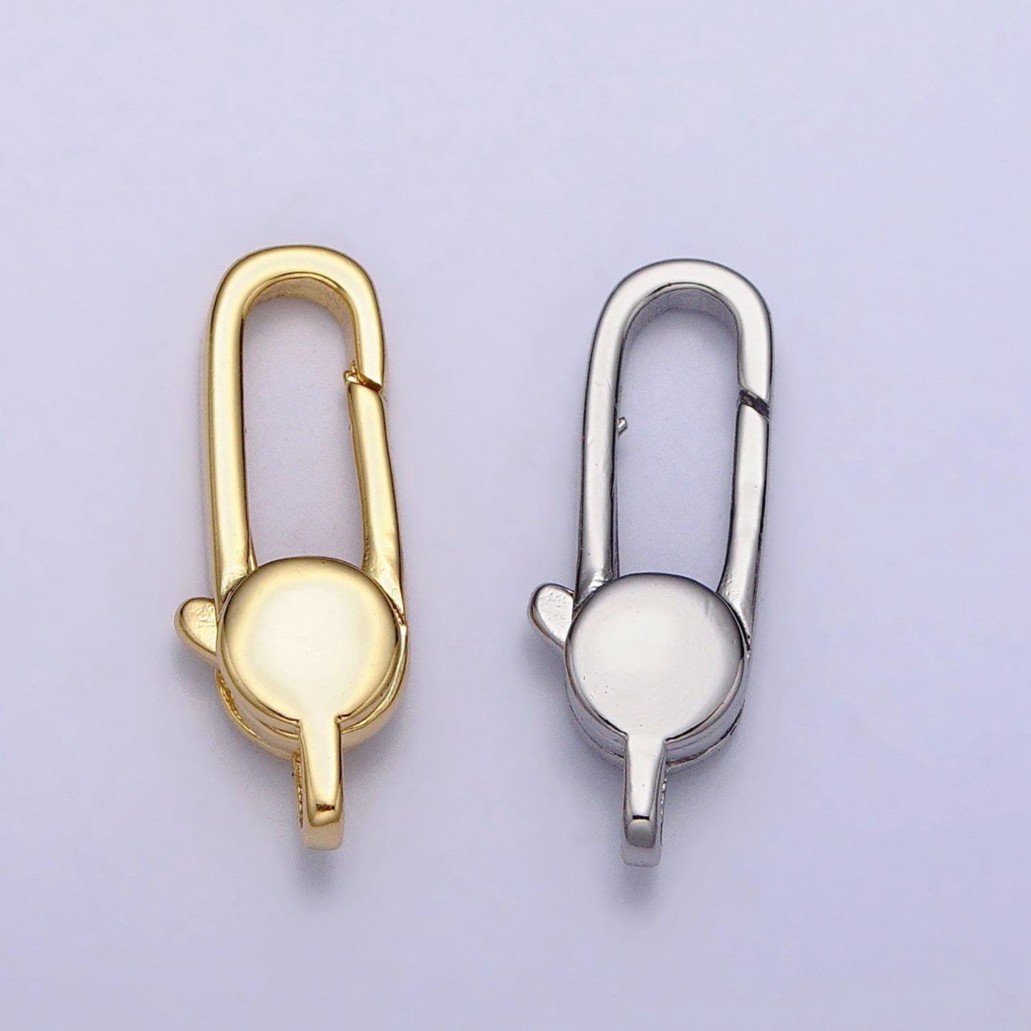 Gold lobster clasp 18.3mm x 6.6mm jewelry making supplies chain findings z-149 z-50