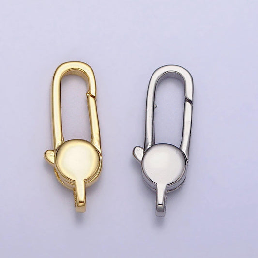 Gold lobster clasp 18.3mm x 6.6mm jewelry making supplies chain findings z-149 z-50