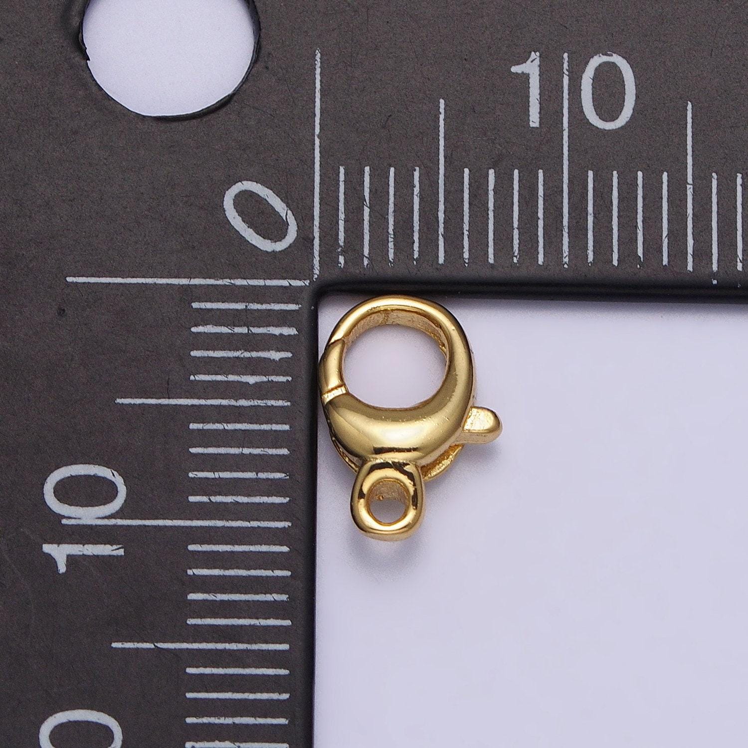 Mini 14k gold filled oval lobster clasp small fancy end clasp for diy jewelry making supply bracelet necklace component z-145