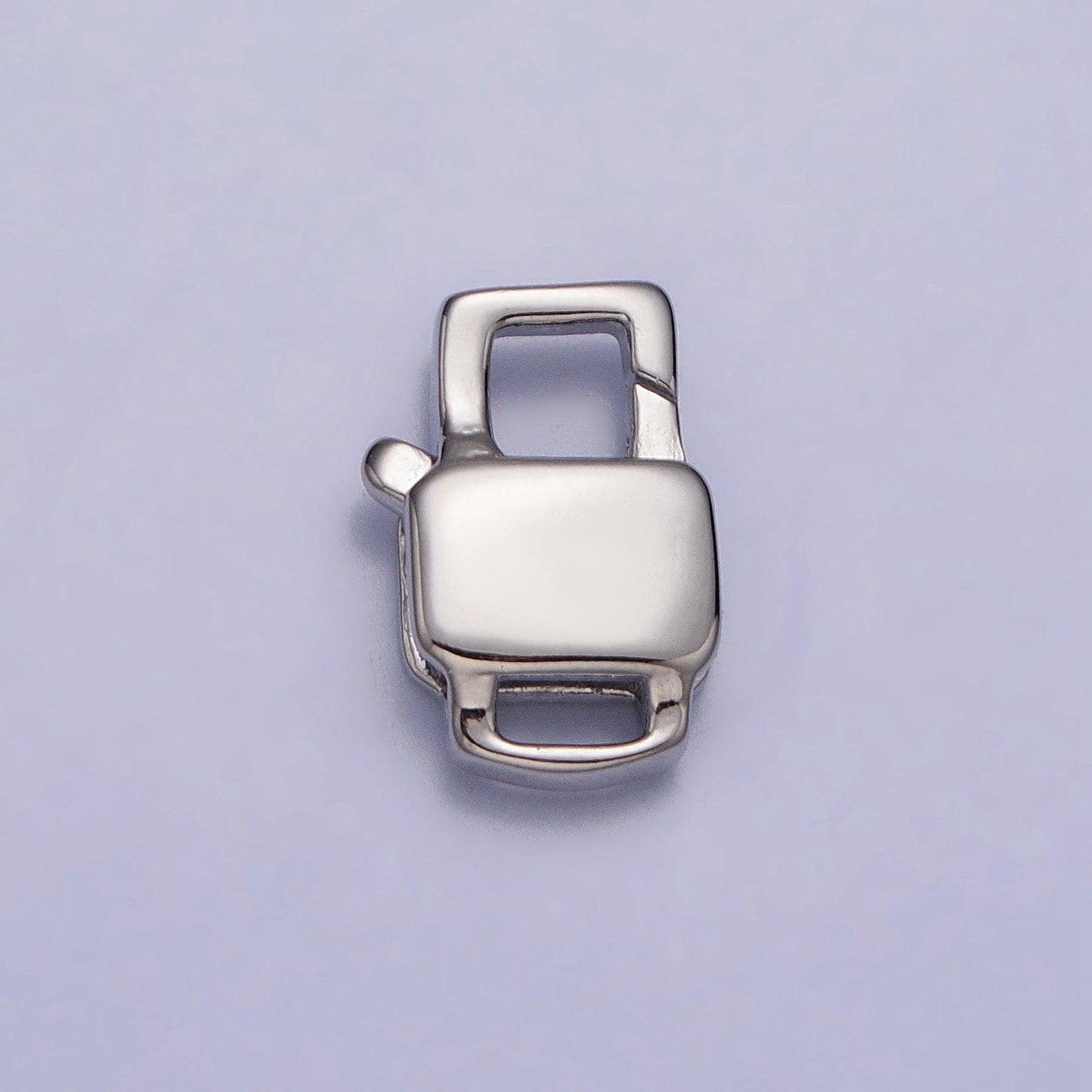 Mini 14k gold filled rectangle lobster clasp small geometric end claspfor diy jewelry making supply bracelet necklace component z127