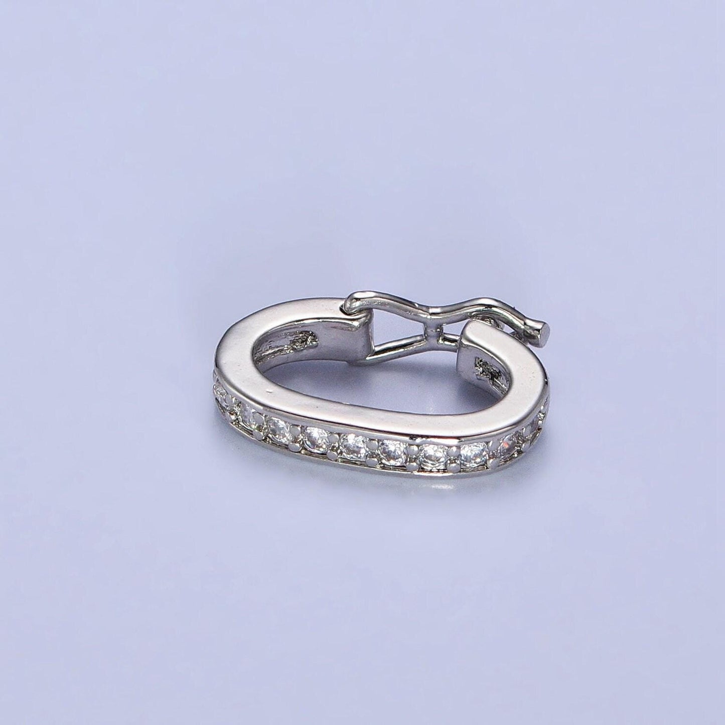 Mini cubic oval end clasp, jewelry clasp for bracelet necklace end clasp gold plated finding for jewelry making supplies z100