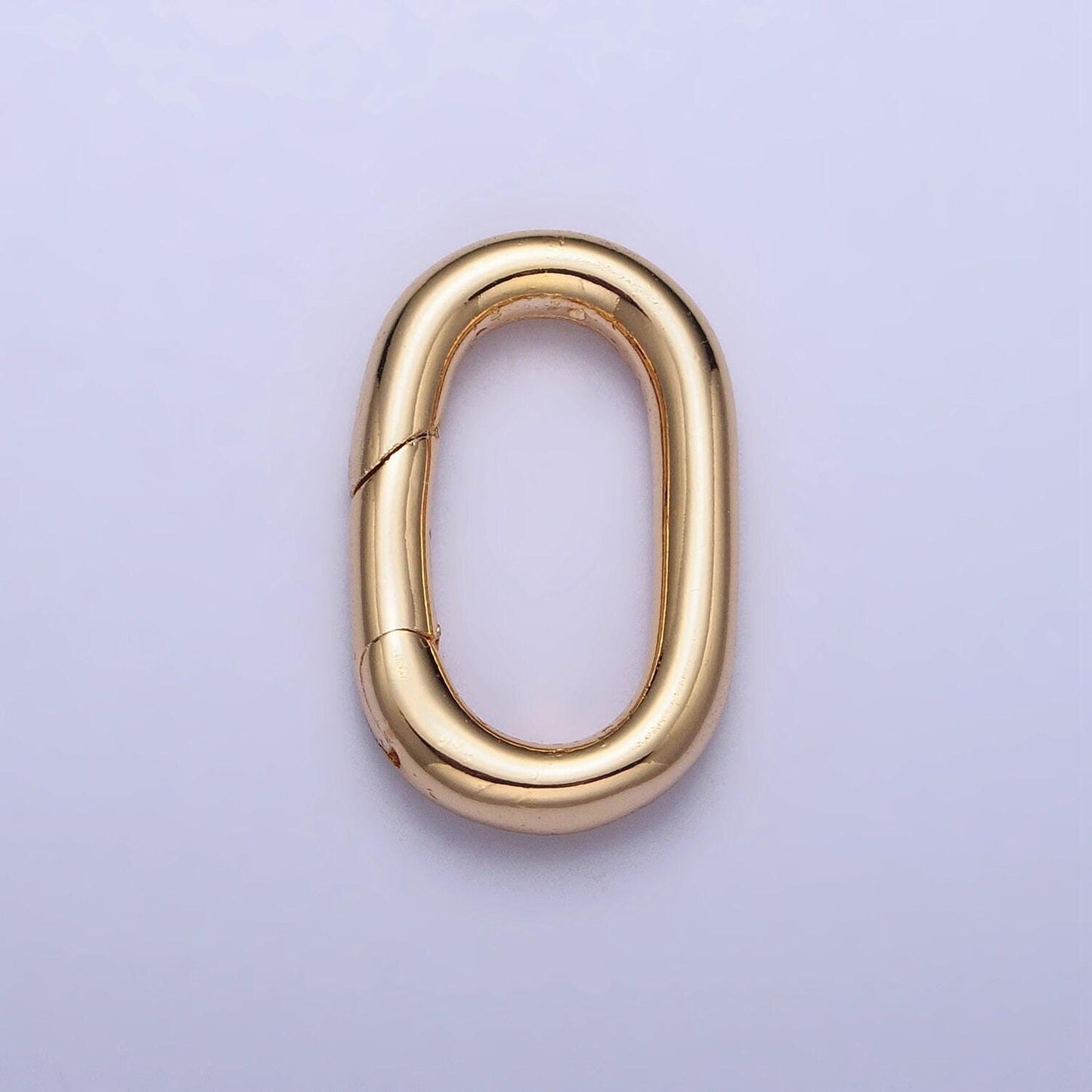 Mini gold o rings spring oval spring gate ring clasp for jewelry, purse oval push gate snap hook for charm holder jewelry making z-086