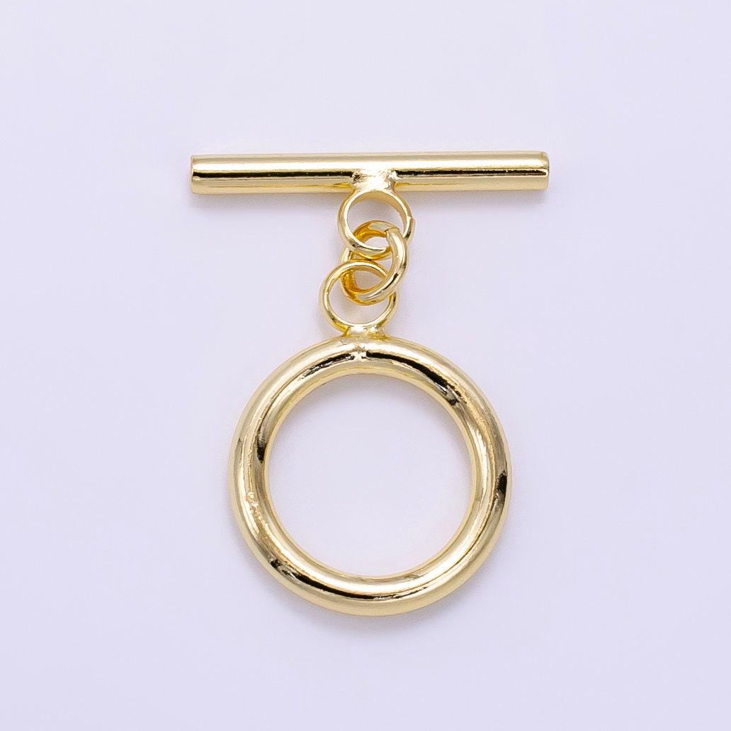 Gold & silver 25mm toggle clasps supply | z-760