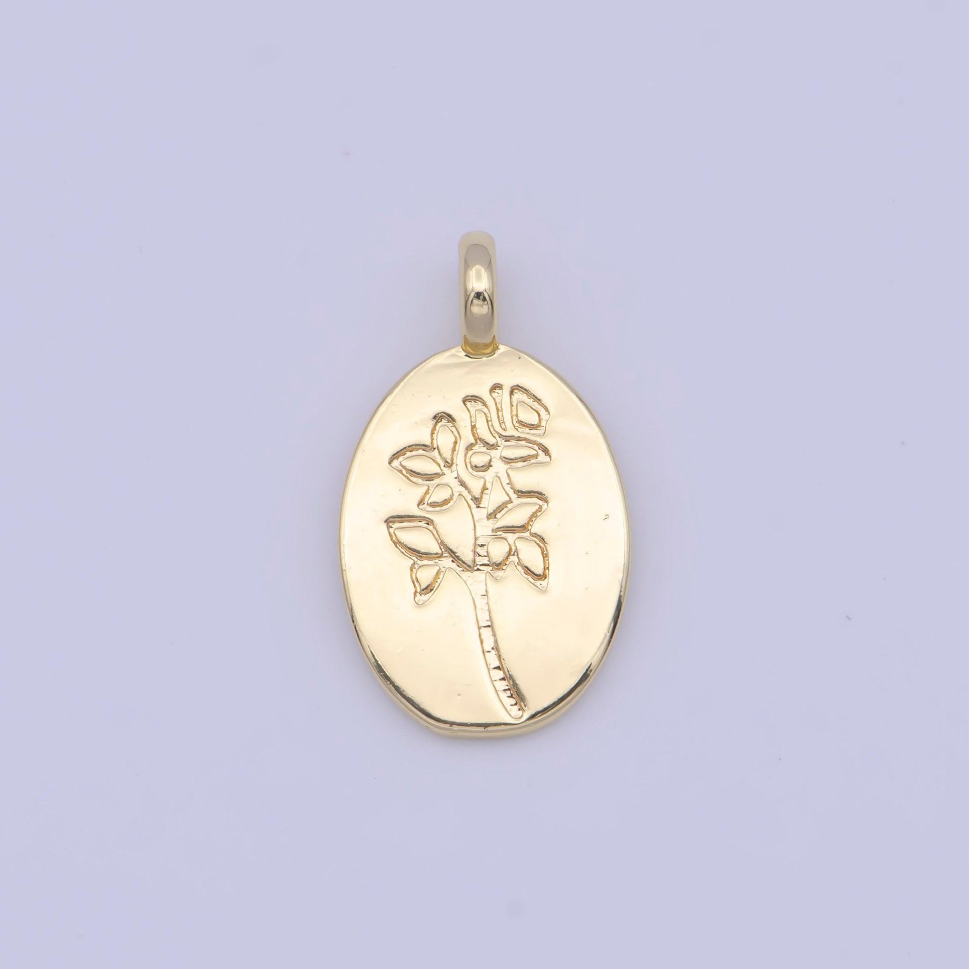 24k gold plated dainty plant leaves pendant, gold leaf flora charm for diy european charms beaded bracelet | x-719