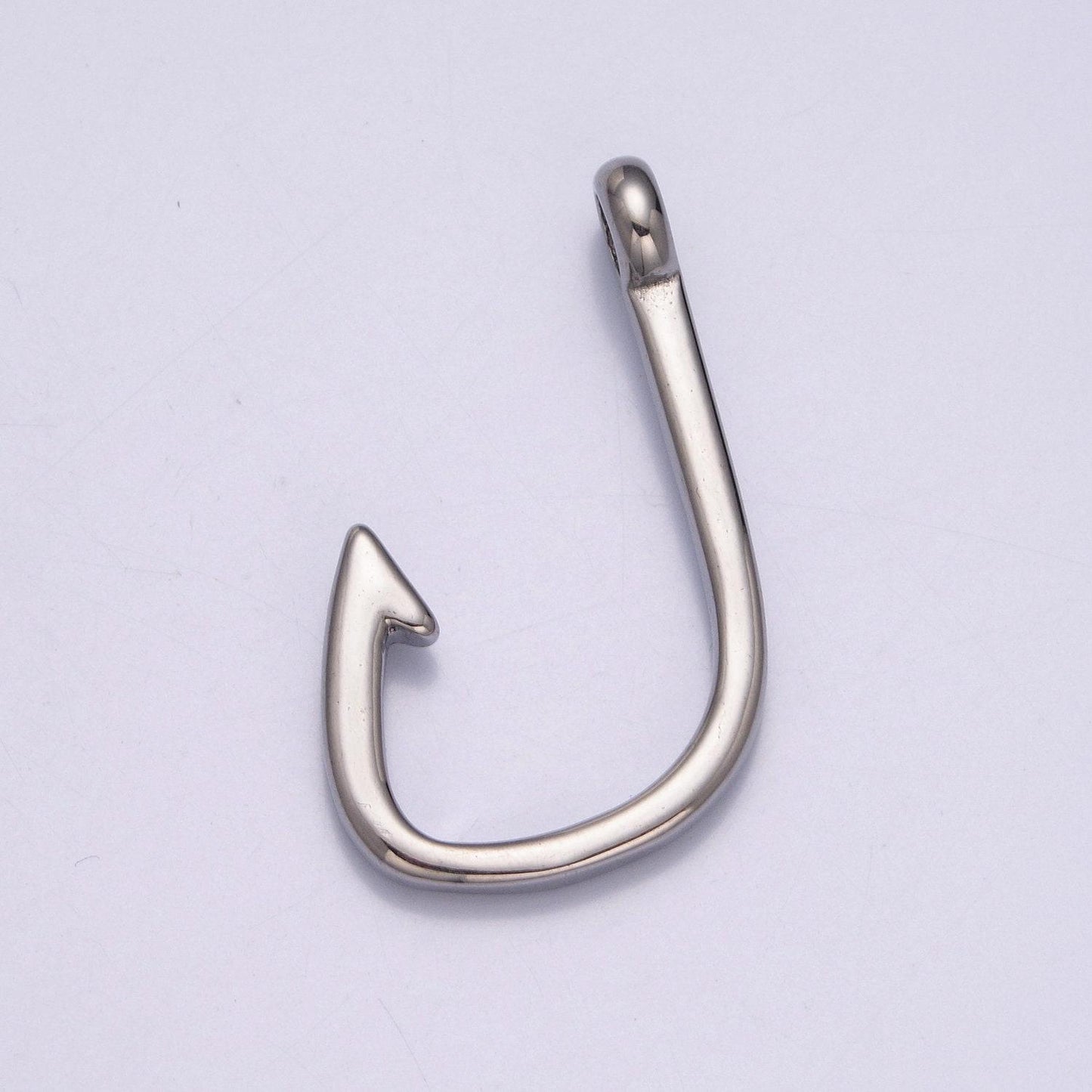 Stainless steel j-shaped anchor pendant, gold silver anchor at sea charm, for diy charms bracelet | x-626, x-627