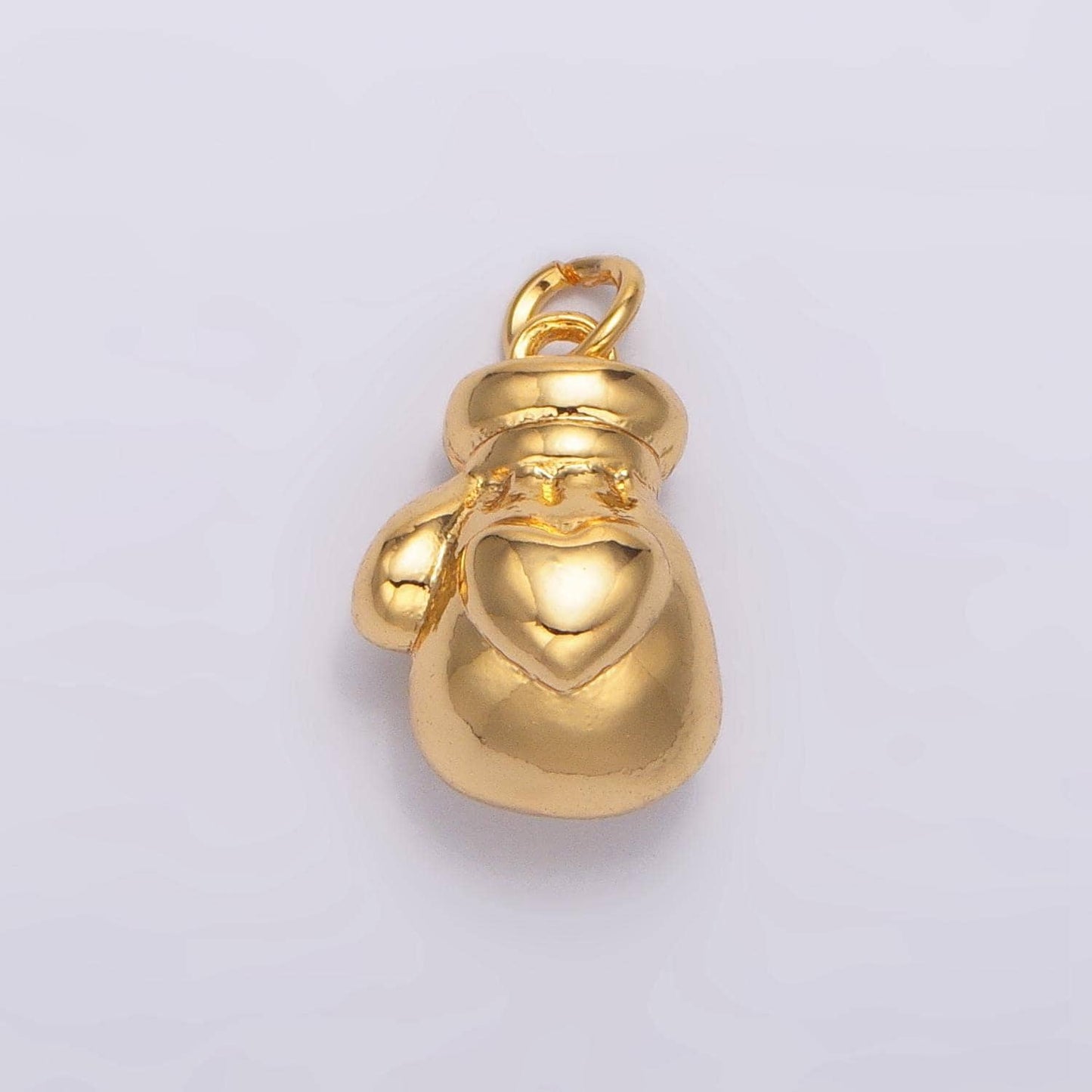 Dainty gold filled mittens charm winter cold gloves pendant jewelry inspired for bracelet necklace component w099