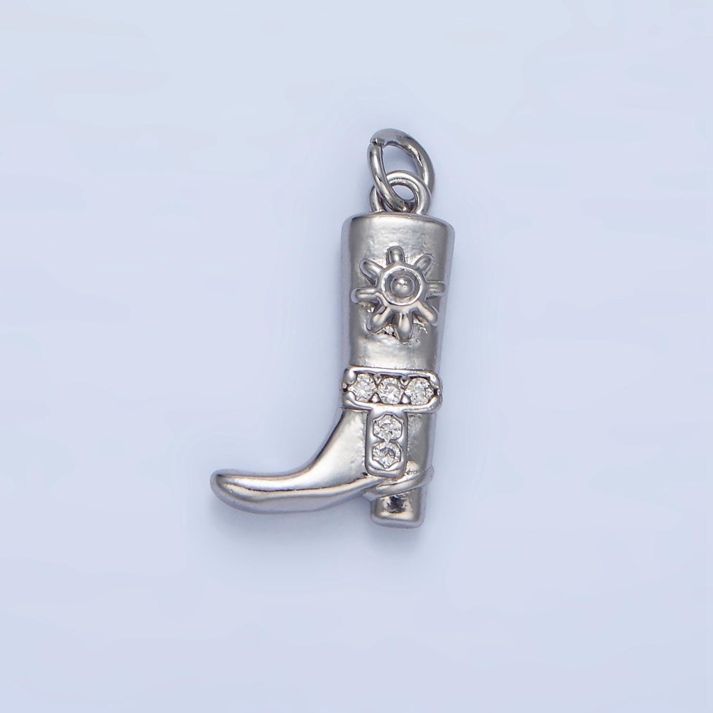 24k gold filled cowboy boot charm, gold western boots charm for necklace or bracelet, cowgirl charm, rodeo cowgirl jewelry | w076
