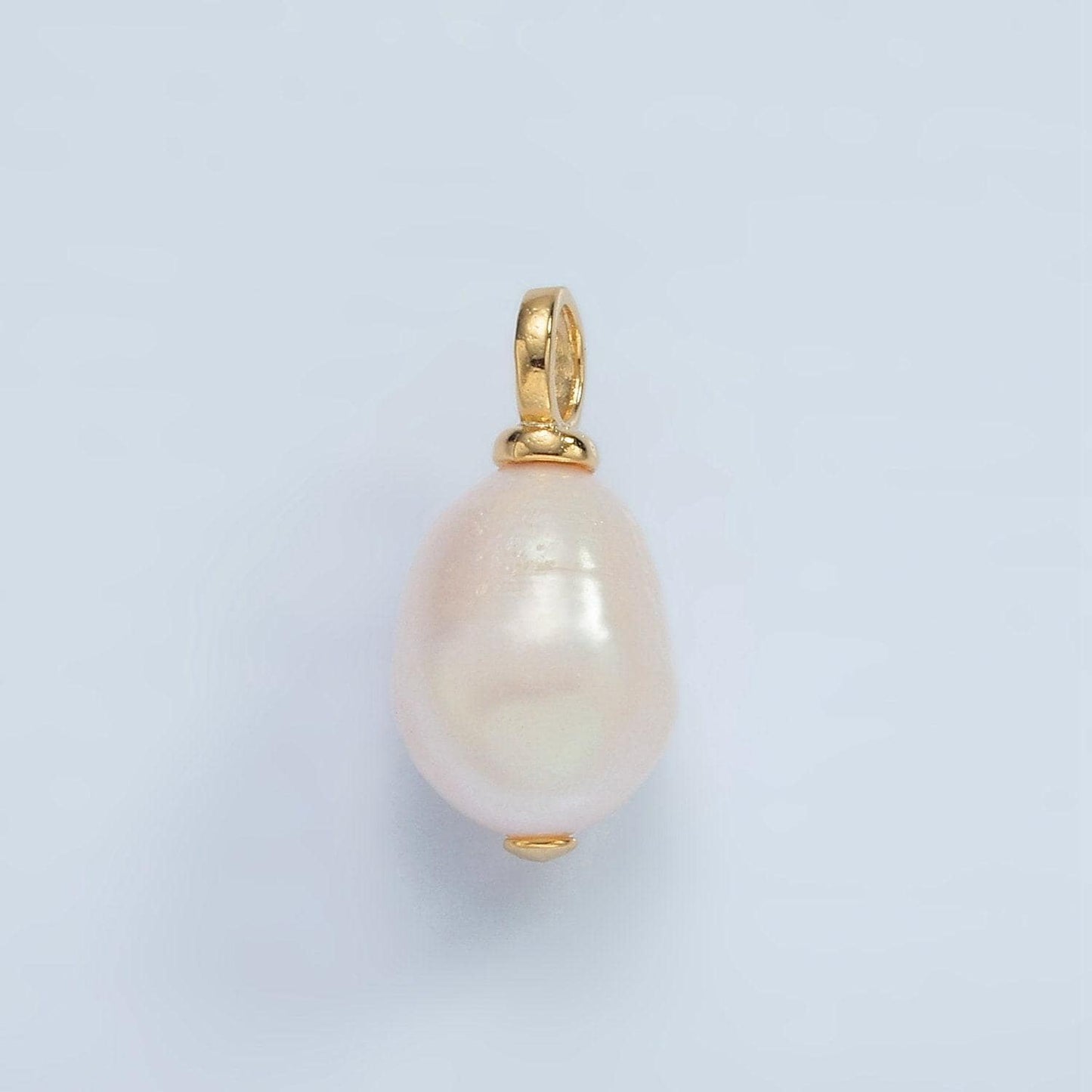 Dainty pearl teardrop charm diy white mother of pearl charm for wedding jewelry making supply p1865