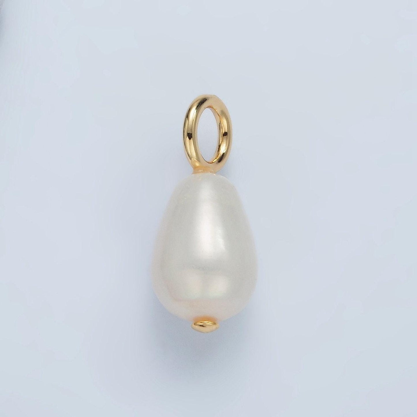 24mm freshwater pearl drop gold filled pendant | p-1863