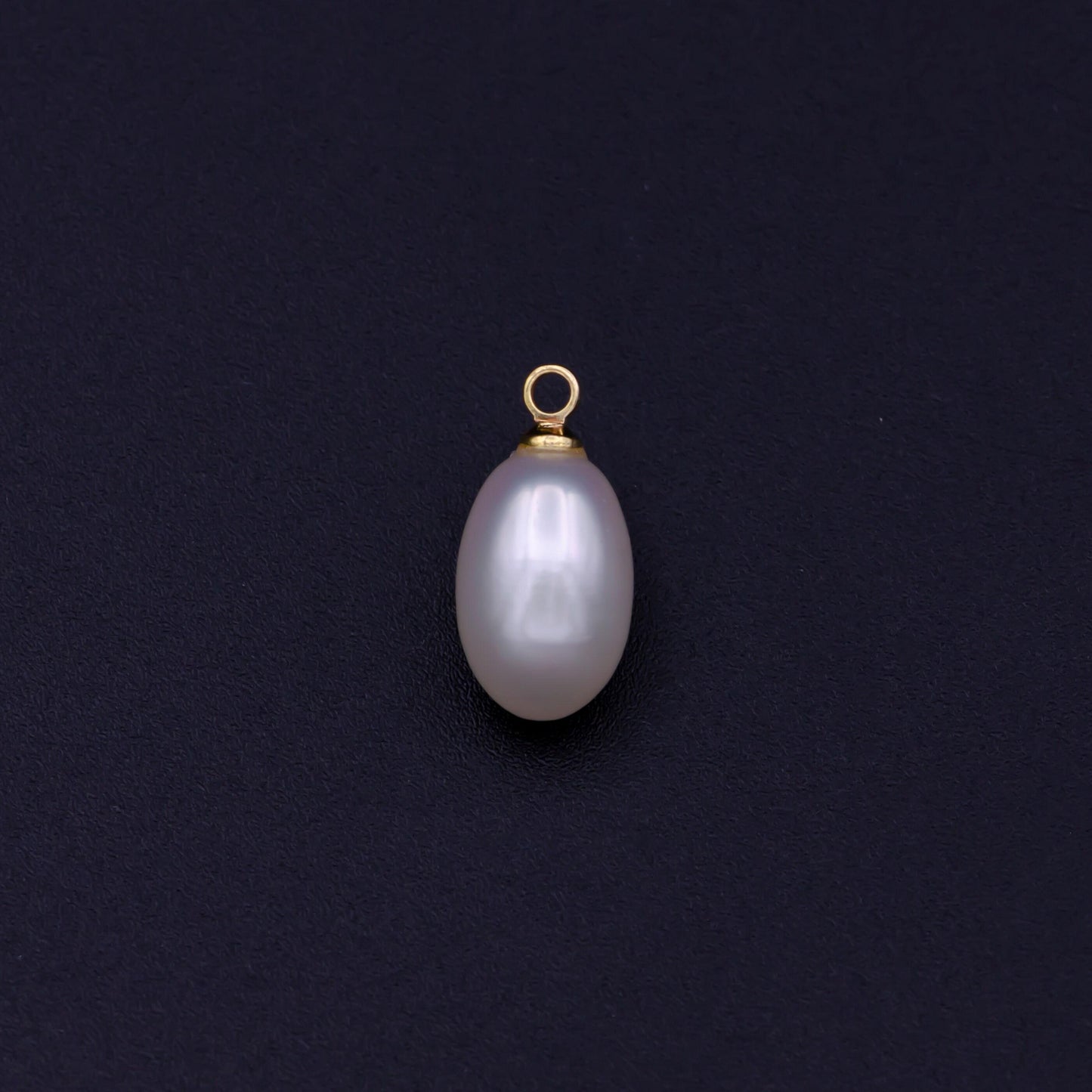 Mauve white teardrop pearl charm natural freshwater pearl necklace, mauve champagne single keshi pendant, bridesmaid jewelry gift p1763