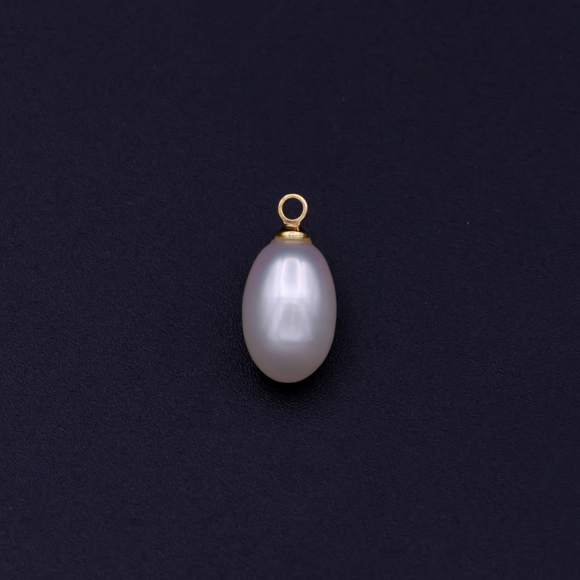Mauve white teardrop pearl charm natural freshwater pearl necklace, mauve champagne single keshi pendant, bridesmaid jewelry gift p1763