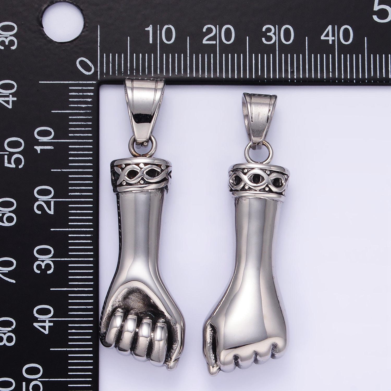 Stainless steel hand charm necklace fist hand necklace pendant gold hand gesture pendant men jewelry gifts idea figa pendant p-1451