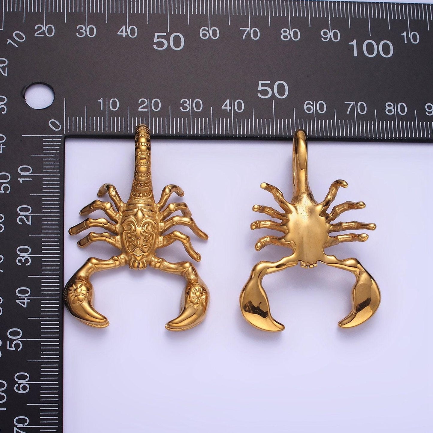Stainless steel scorpio scorpion, animal, insect, scorpion diy jewelry necklace pendant charm findings for jewelry making p-1373