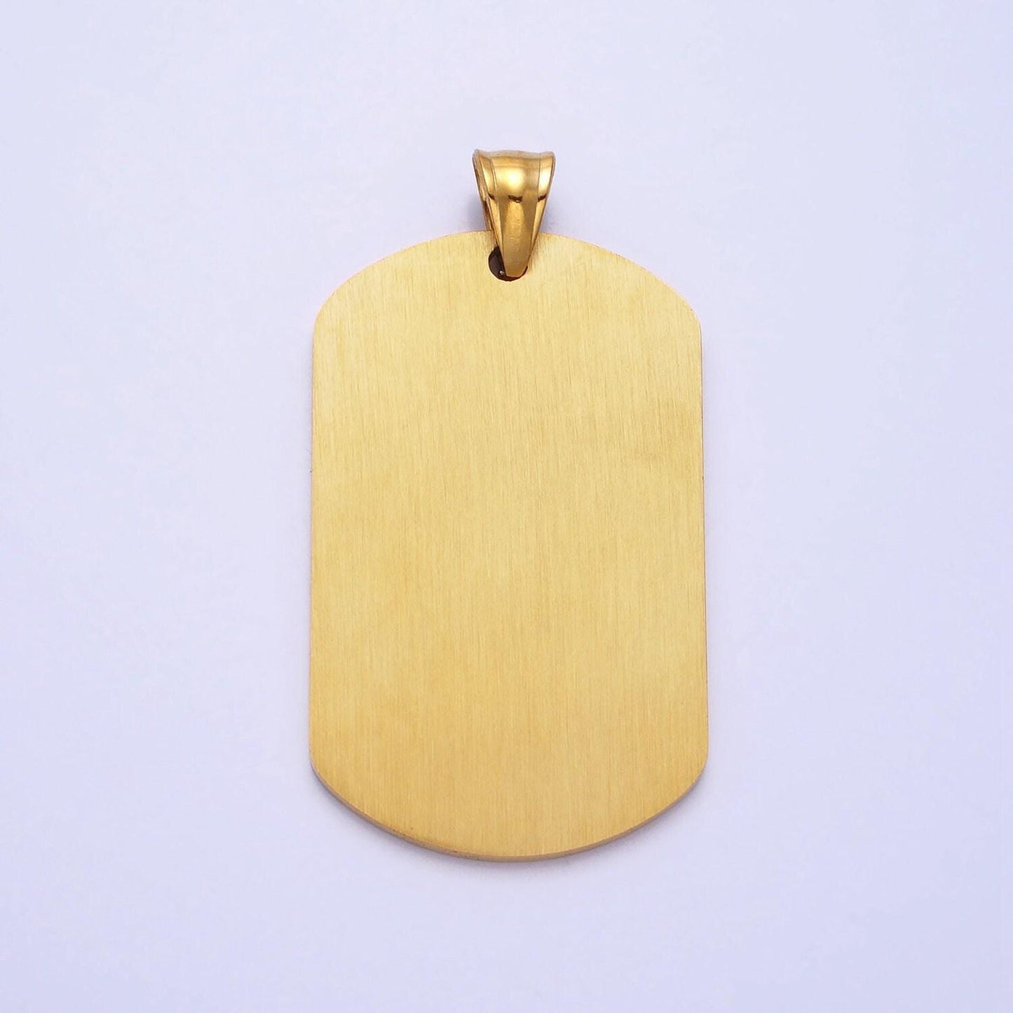 Stainless steel american flag pendant in silver & gold 4th of july veteran military army gift idea for men woman unisex | p-1106