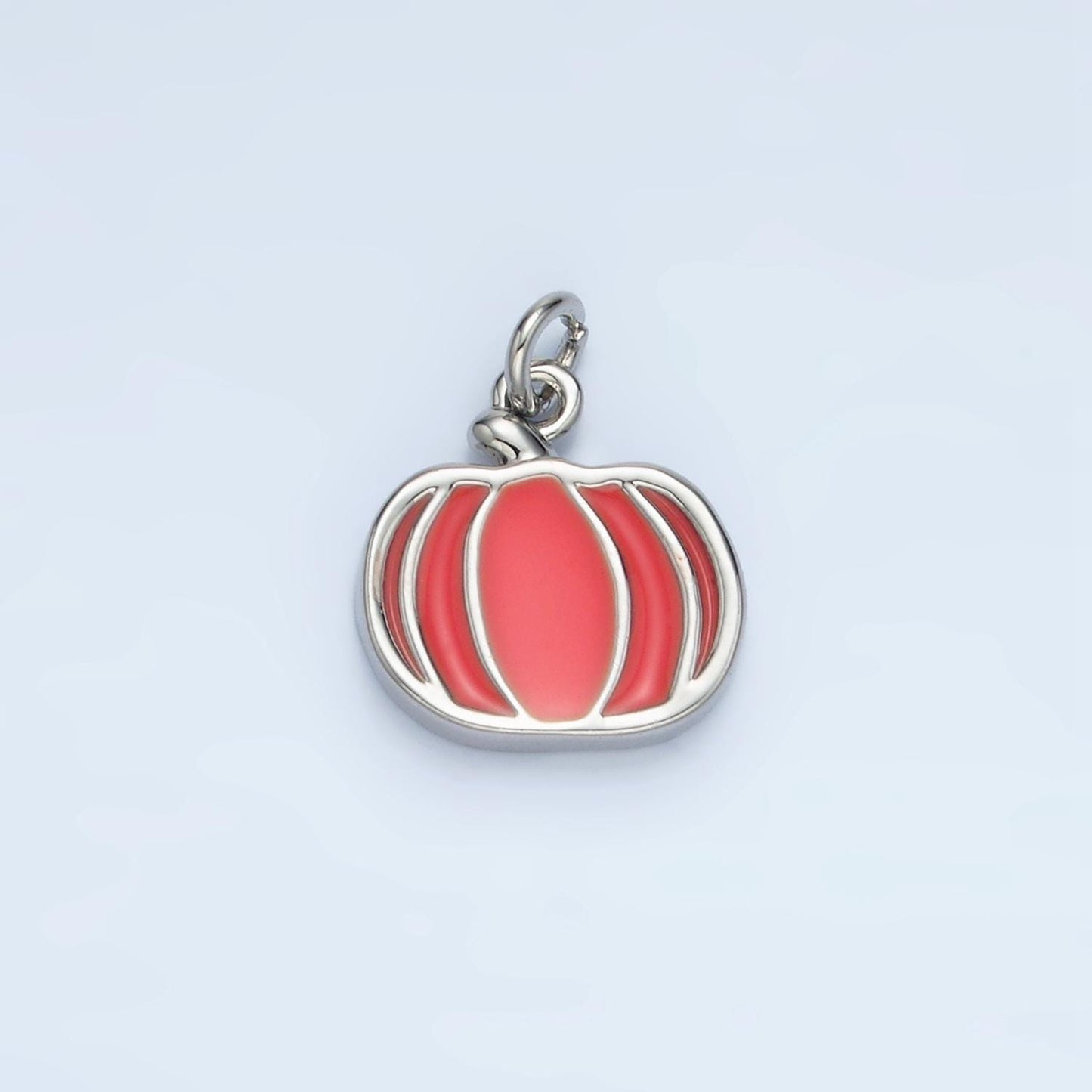 24k gold filled enamel charm for thanksgiving fall charm inspired bracelet necklace add-on charm turkey pumpkin squirrel pendant | n791
