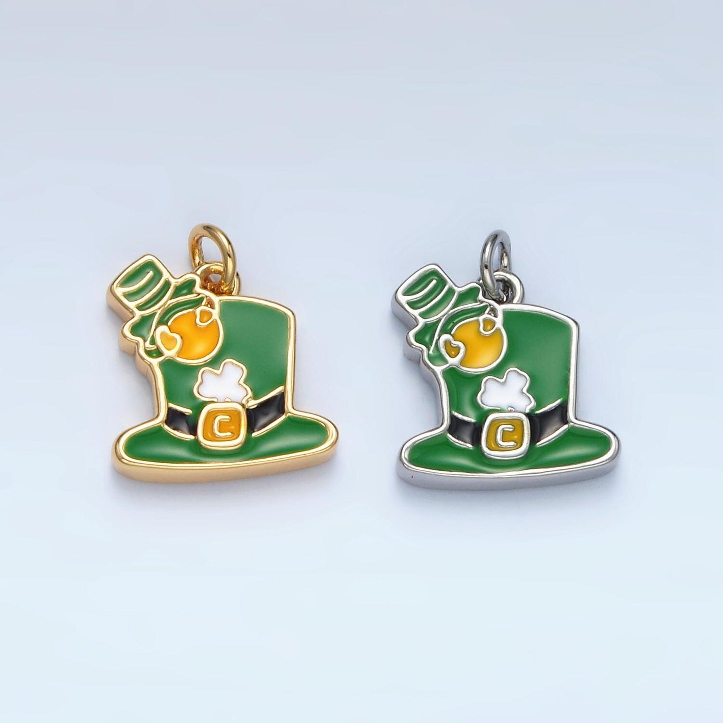 Dainty gold filled beer mug charms saint patrick charms silver oktoberfest charms wholesale enamel charm for bracelet necklace earring n873