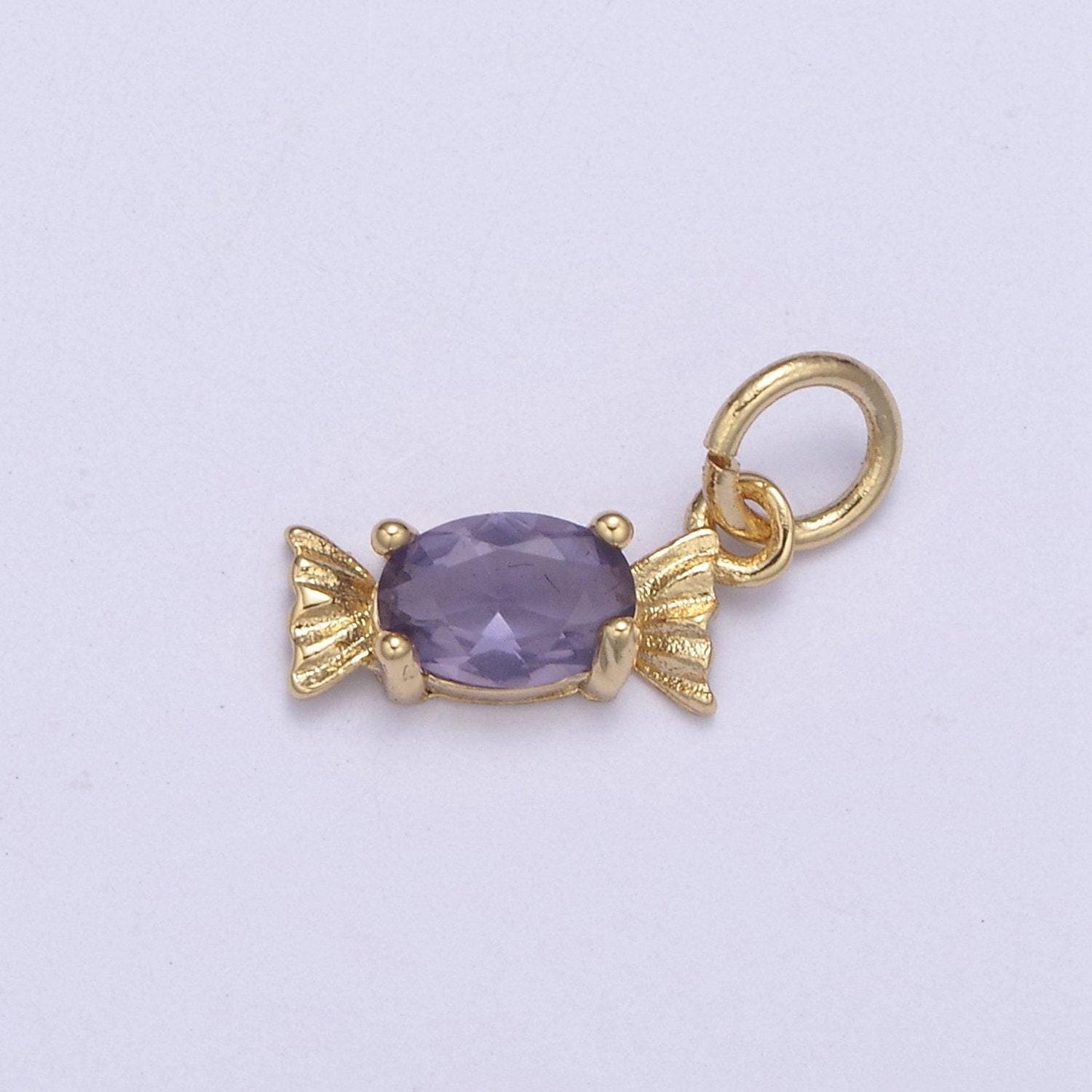 Cubic candy charm,14k gold filled candy pendant add on foodie jewelry making supplies n-378 / n-379
