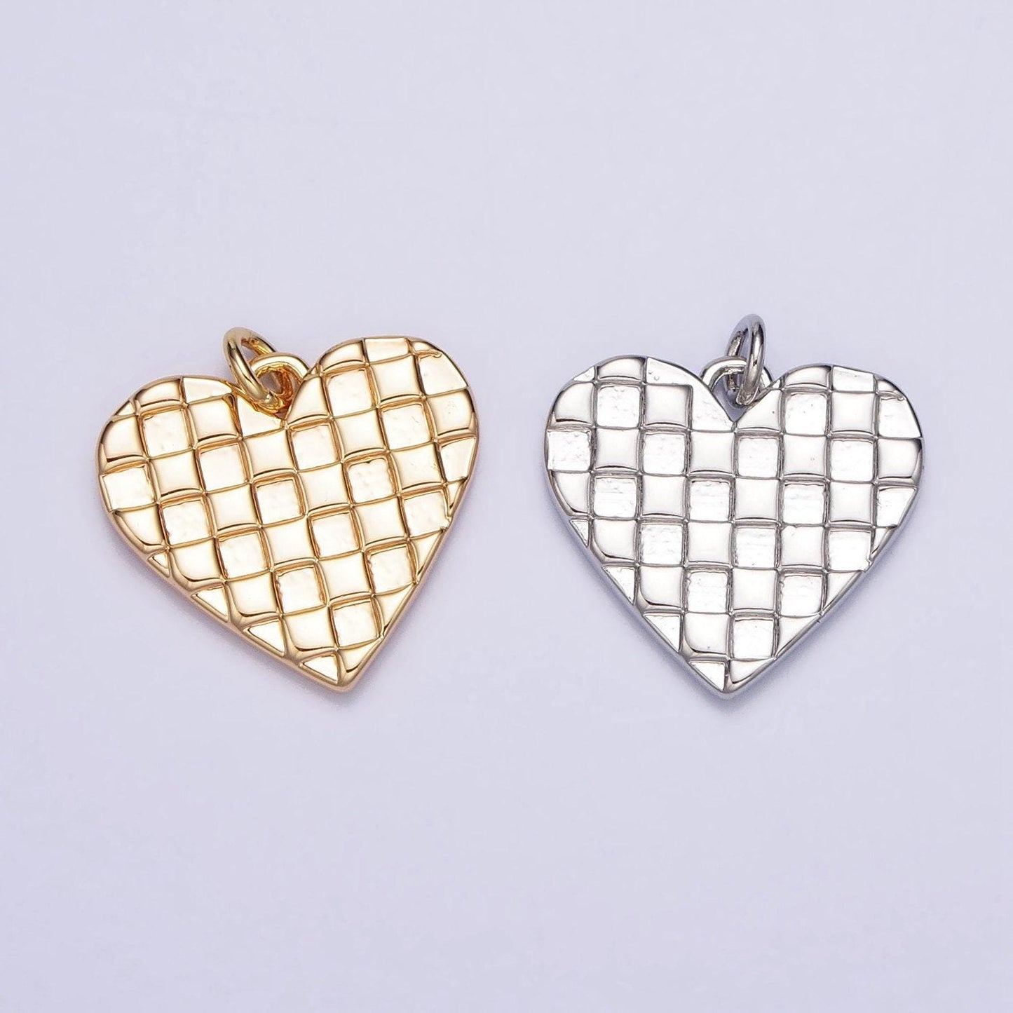 Mini gold filled heart pendant, heart charm love pendant n-296