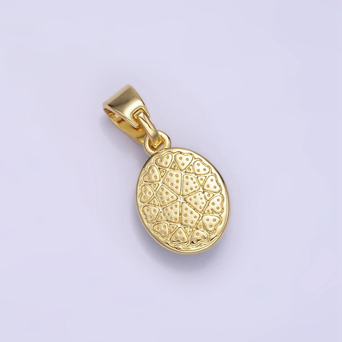 14k gold filled turquoise opal bezel oval pendant | n-1850