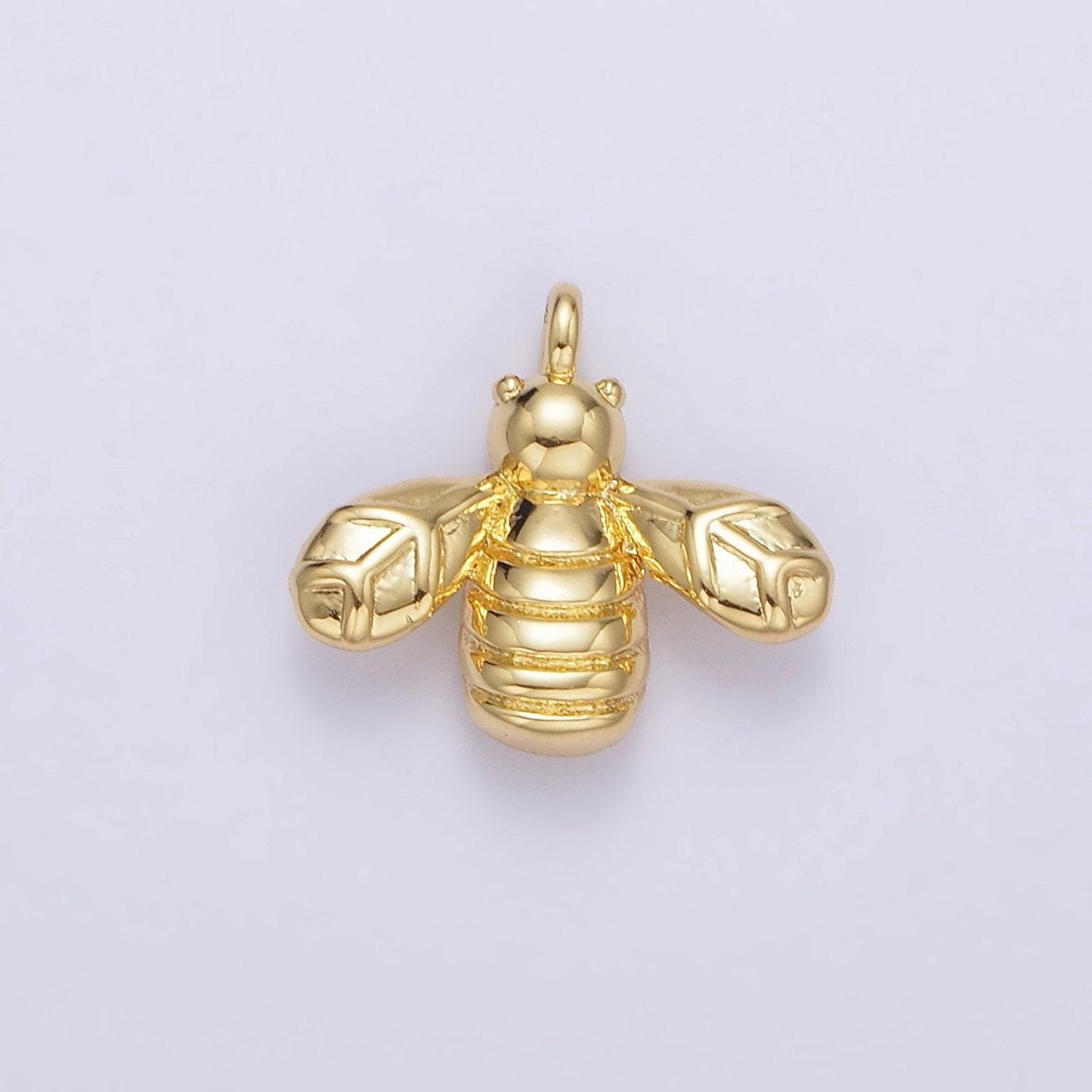 1pc 24k gold filled bee pendant charm, insect bug pendant charm, gold filled animal pendant, for diy jewelry n1087
