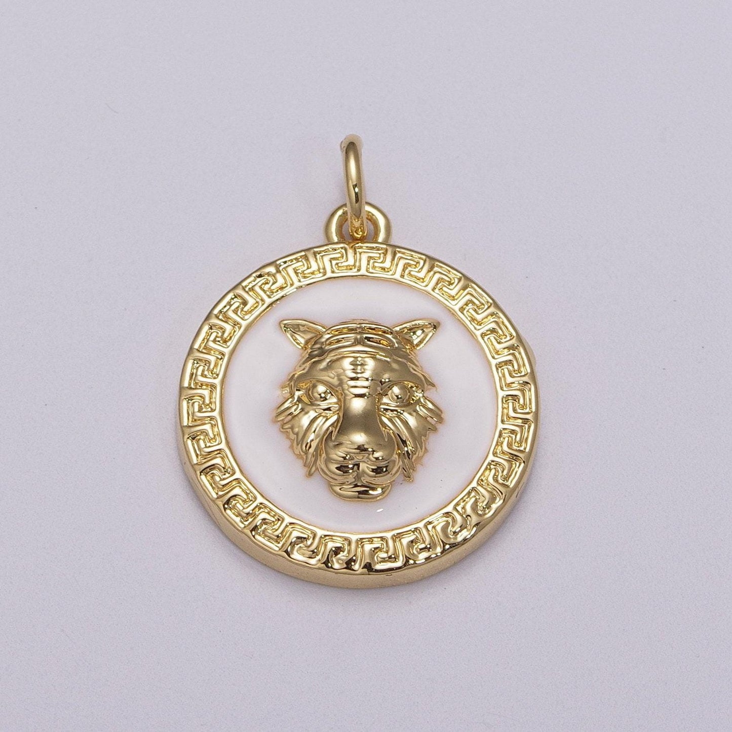 Gold fox charm, fox pendant, fox bracelet, enamel king of forest silver charm, animal charm, nature, m-904, m-905
