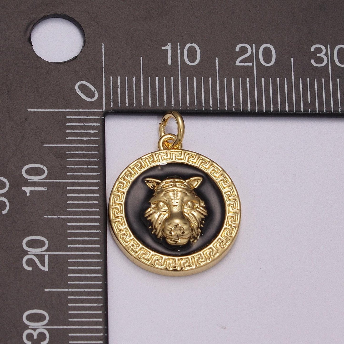 Gold fox charm, fox pendant, fox bracelet, enamel king of forest silver charm, animal charm, nature, m-904, m-905