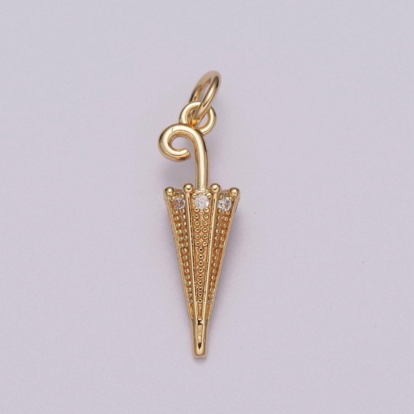 18k gold filled umbrella charm small umbrella necklace bracelet pendant diy jewelry findings
