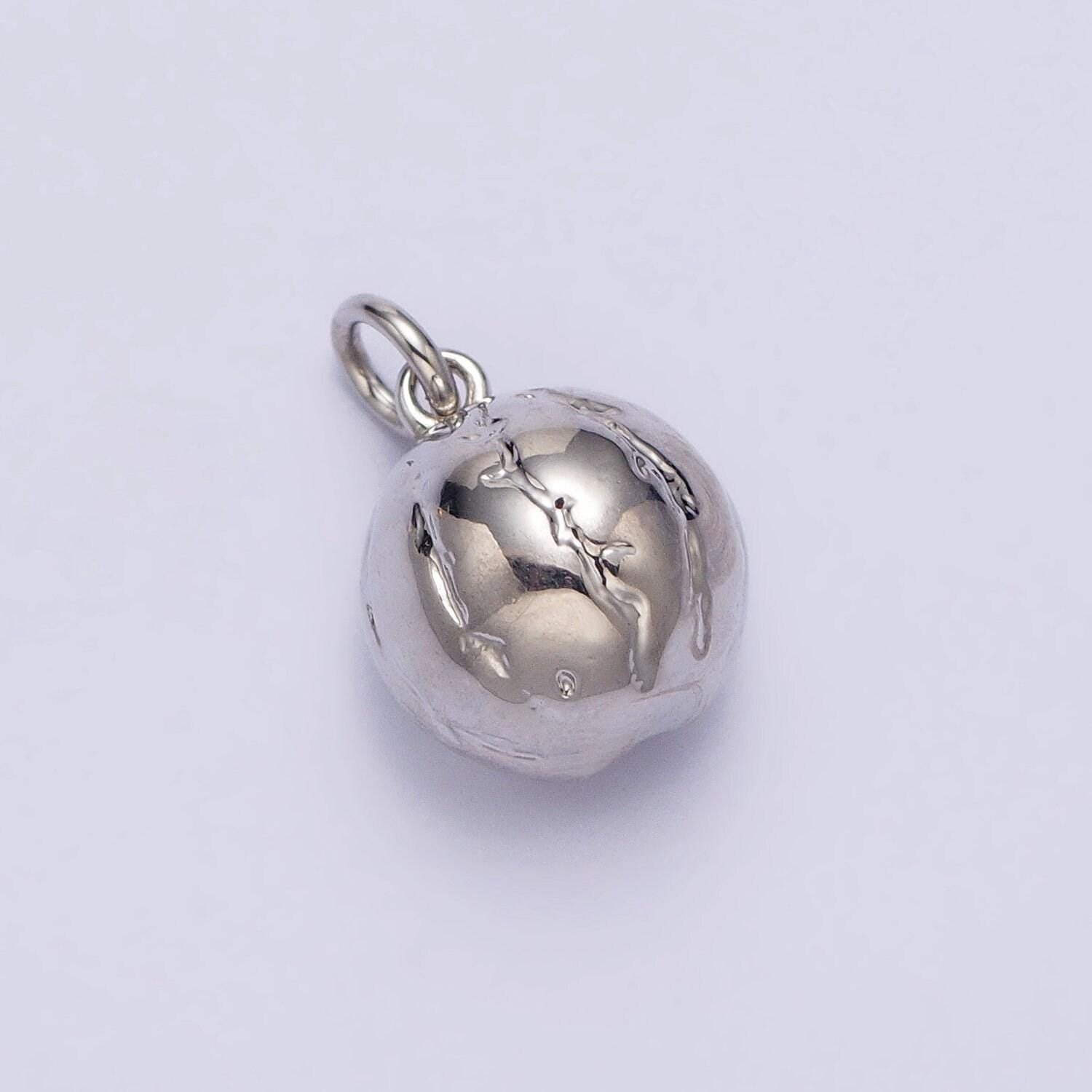 Gold watermelon charm cubic fruit charm summer foodies pendant dangle charms for bracelet necklace earring supply component