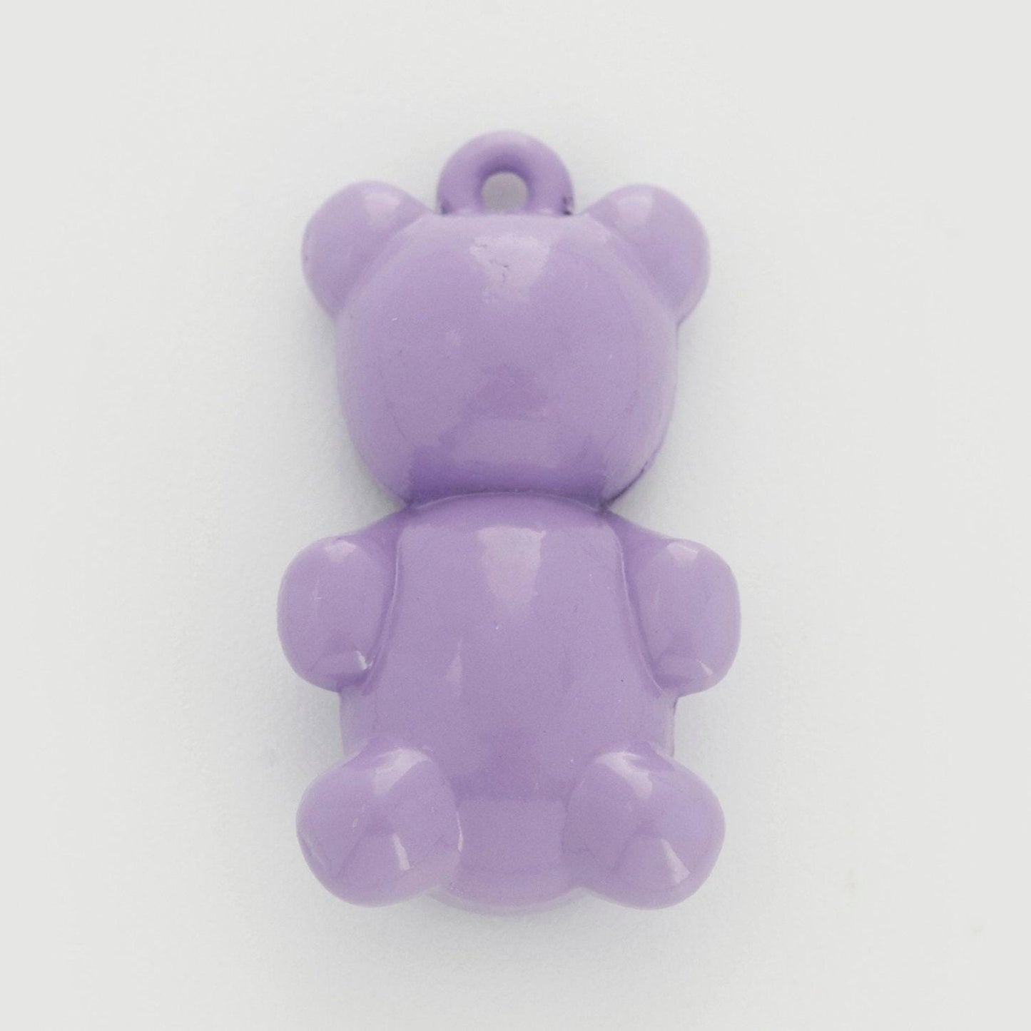 14k gold filled gummy bear pendant teddy bear charm enamel animal charm, love charm kids retro 90s trend jewelry making supply
