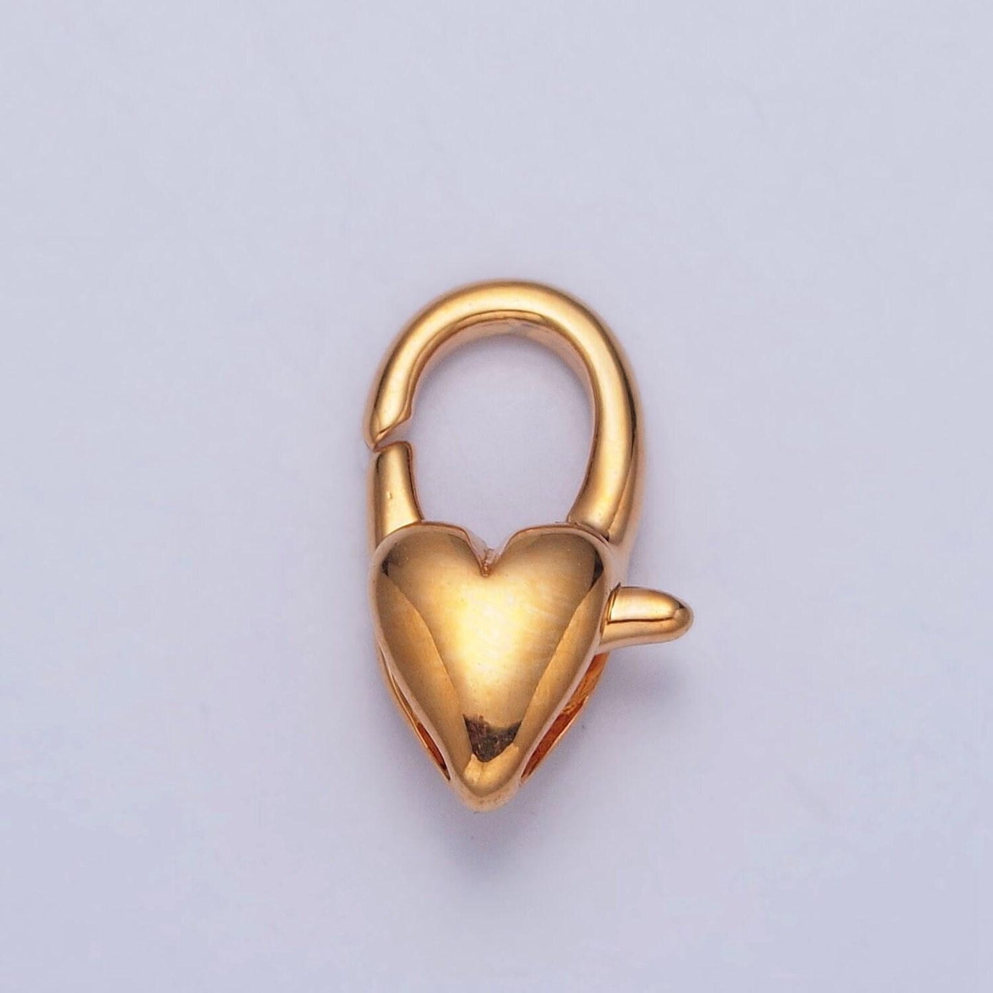 Gold filled love heart lobster clasp heart trigger clasp – lobster claw for jewelry making supplies | l-829, l-831