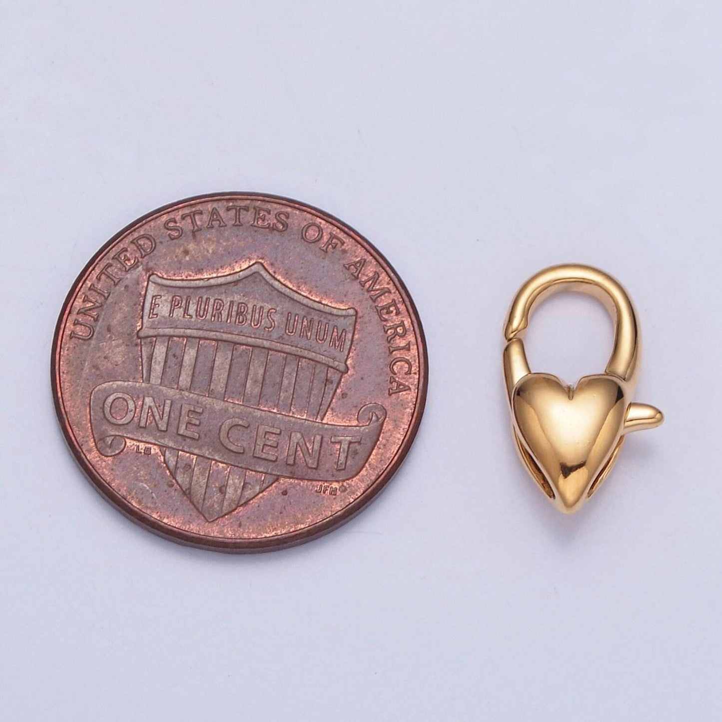 14k gold filled love heart lobster clasp heart trigger clasp – lobster claw for jewelry making supplies | l-830