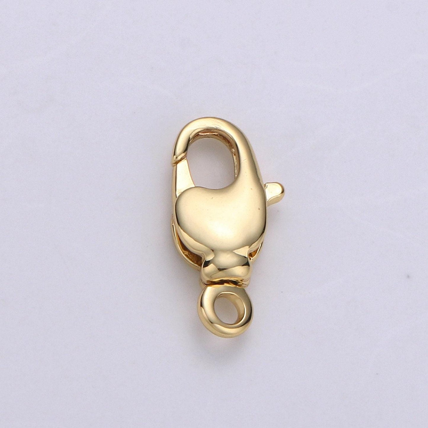 1pc wholesale lobster clasp 17.5 x 9mm, 14.8 x 7.5mm gold,lobster claw with jump ring for jewelry necklace bracelet anklet making,l-82, k342
