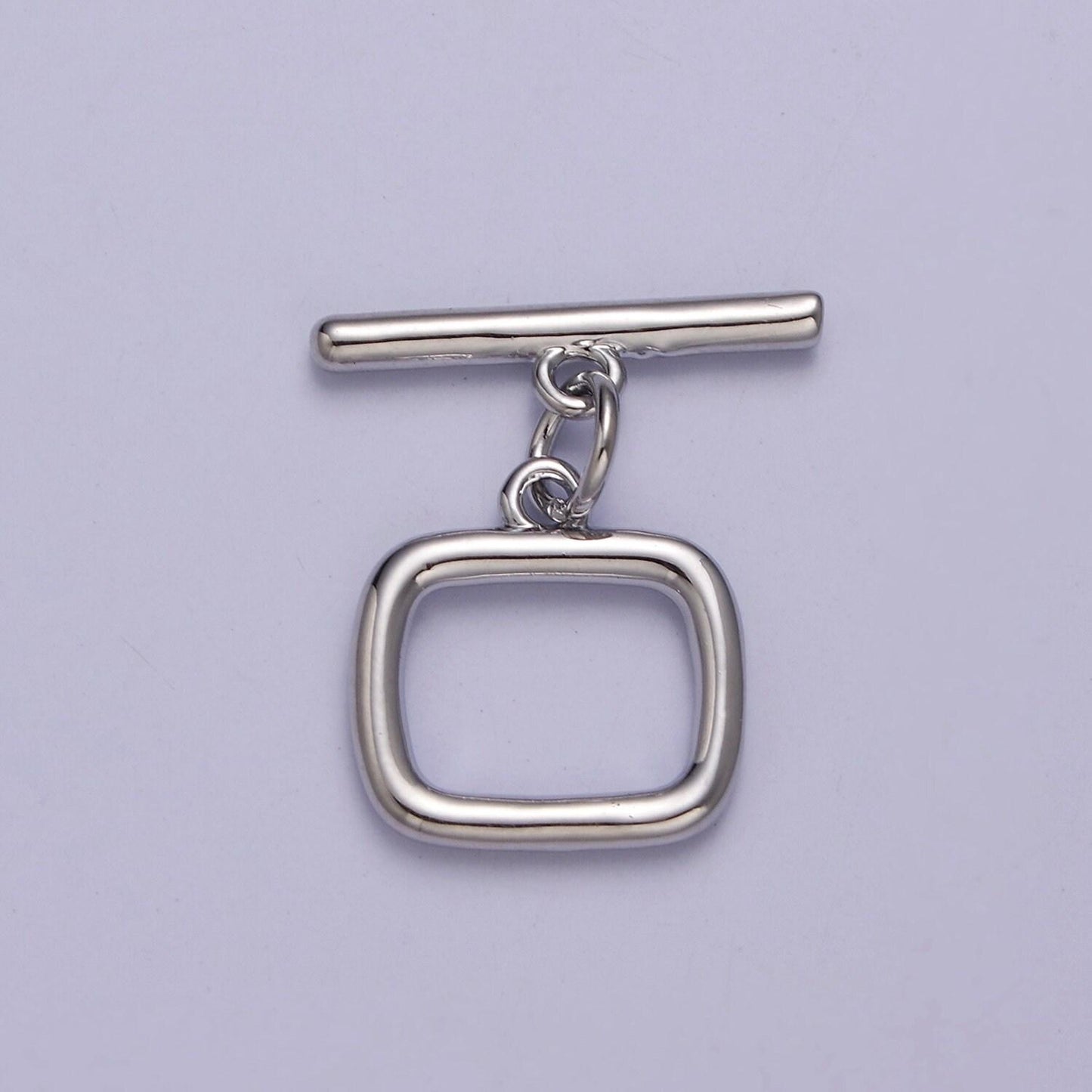 24k gold filled square toggle clasp, jewelry clasp ot clasp findings l-717