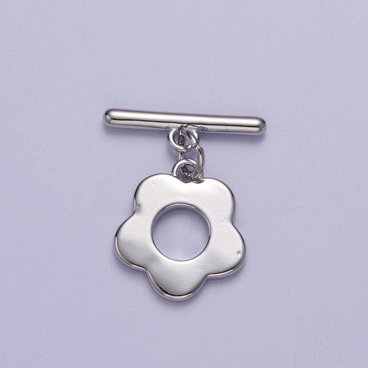 24k gold filled flower toggle clasp, jewelry clasp ot clasp findings l-711