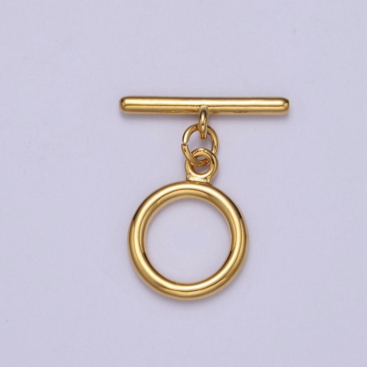 Classic 24k gold filled round toggle clasp, jewelry clasp ot clasp findings l-708
