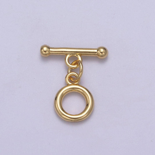1x24k gold toggle clasp 18.6x 5.2mm or 19.1x 20.4 mm shiny gold toggle clasp with jump ring gold, for necklace, bracelet, diy jewelry making