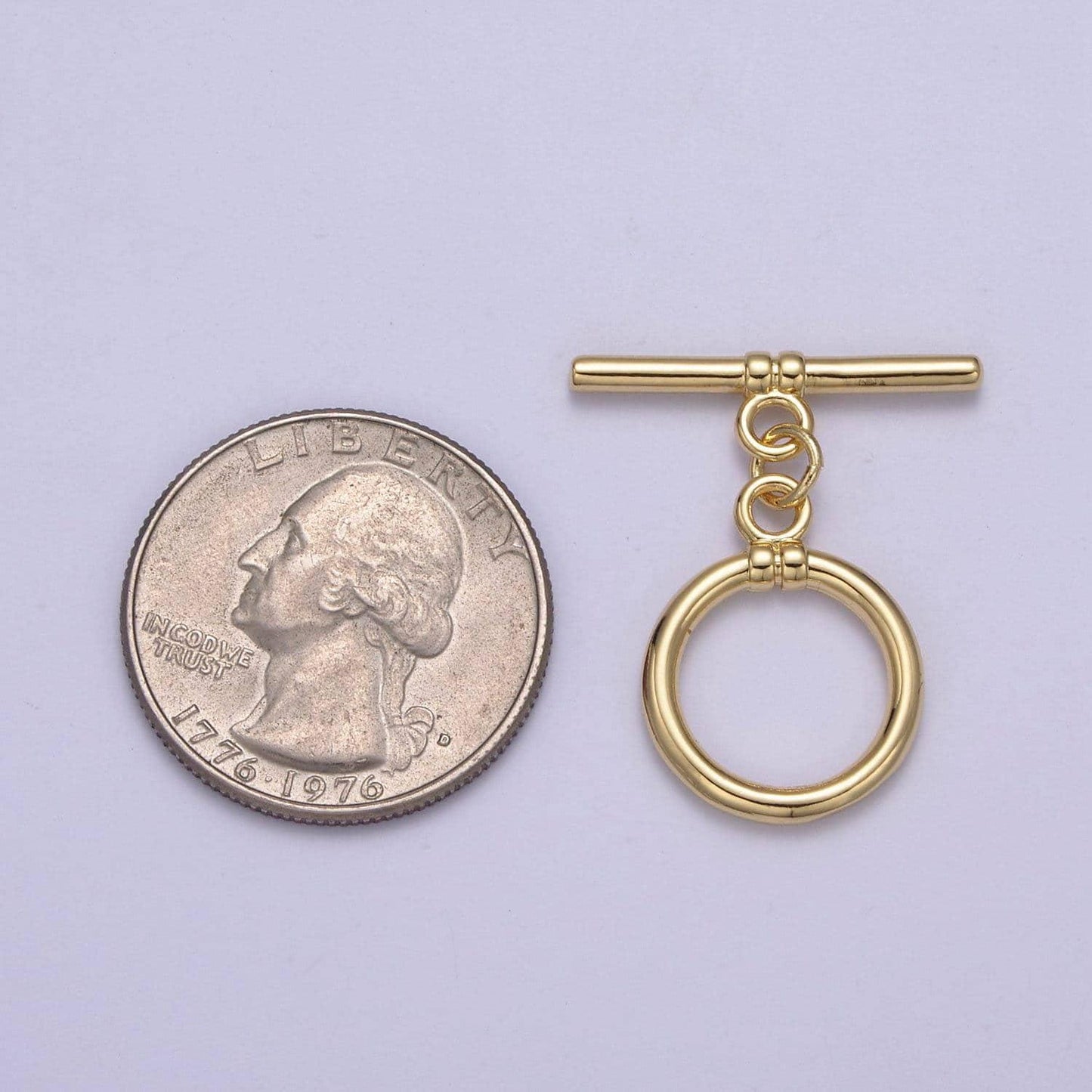 1 pc gold filled toggle clasp | 28.0mm x 23.6mm, 27.4mm x 22.0mm | simple modern gold toggle clasp, for necklace, bracelet | l-669 l-671