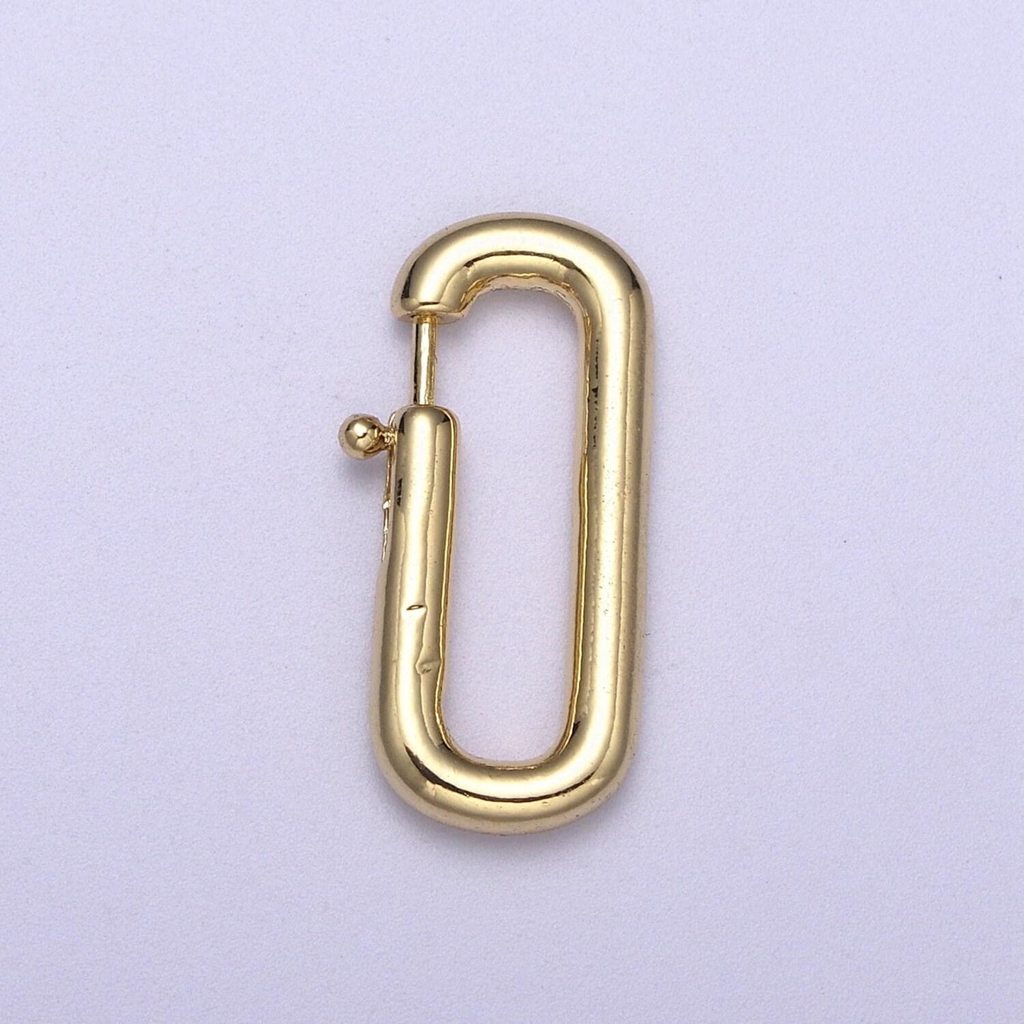 Spring gate clasp brass ,gate clasp, pull clasp, spring gate oval. spring clasp, spring gate pendant