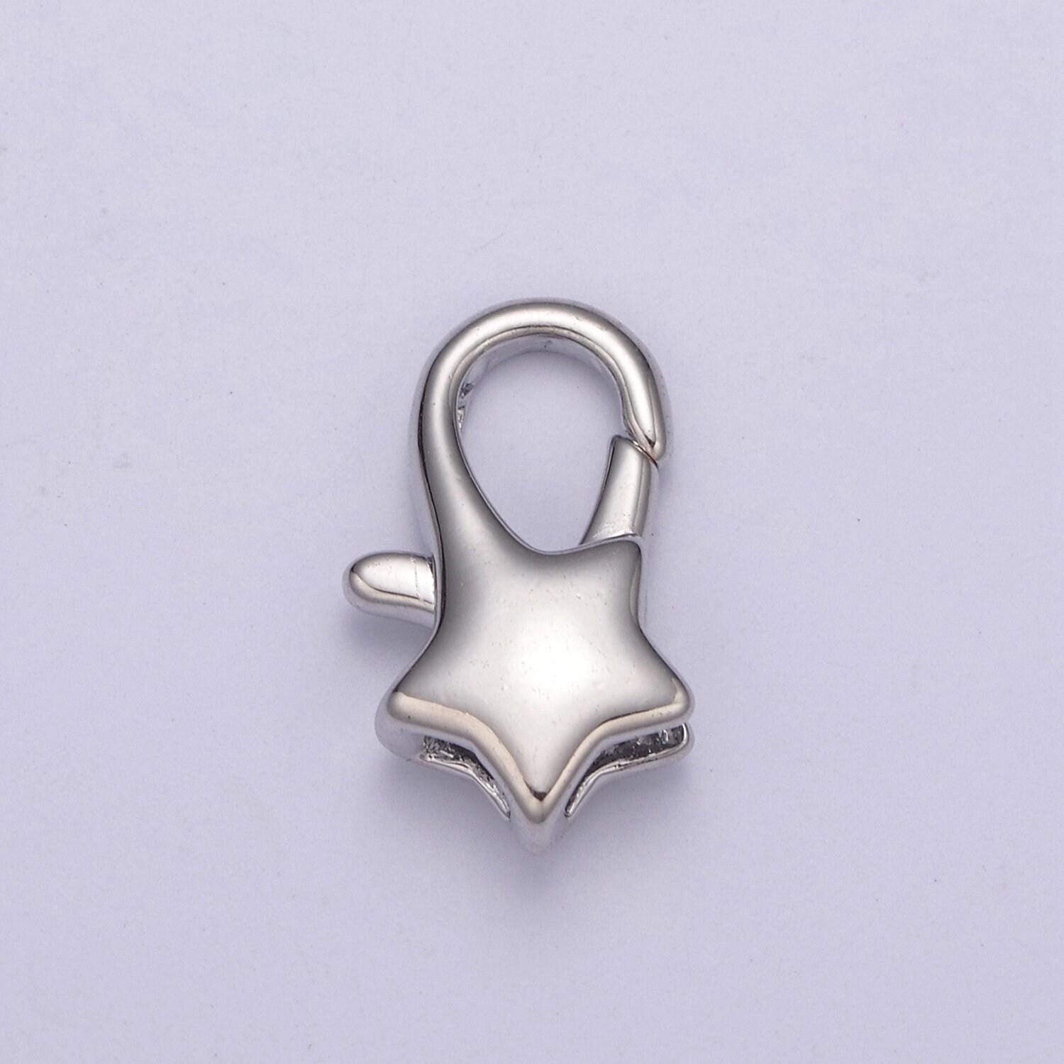 Gold filled star lobster clasp tiny star trigger clasp – celestial lobster claw for jewelry making supplies l-582 / l-590 / l-652 - l-655