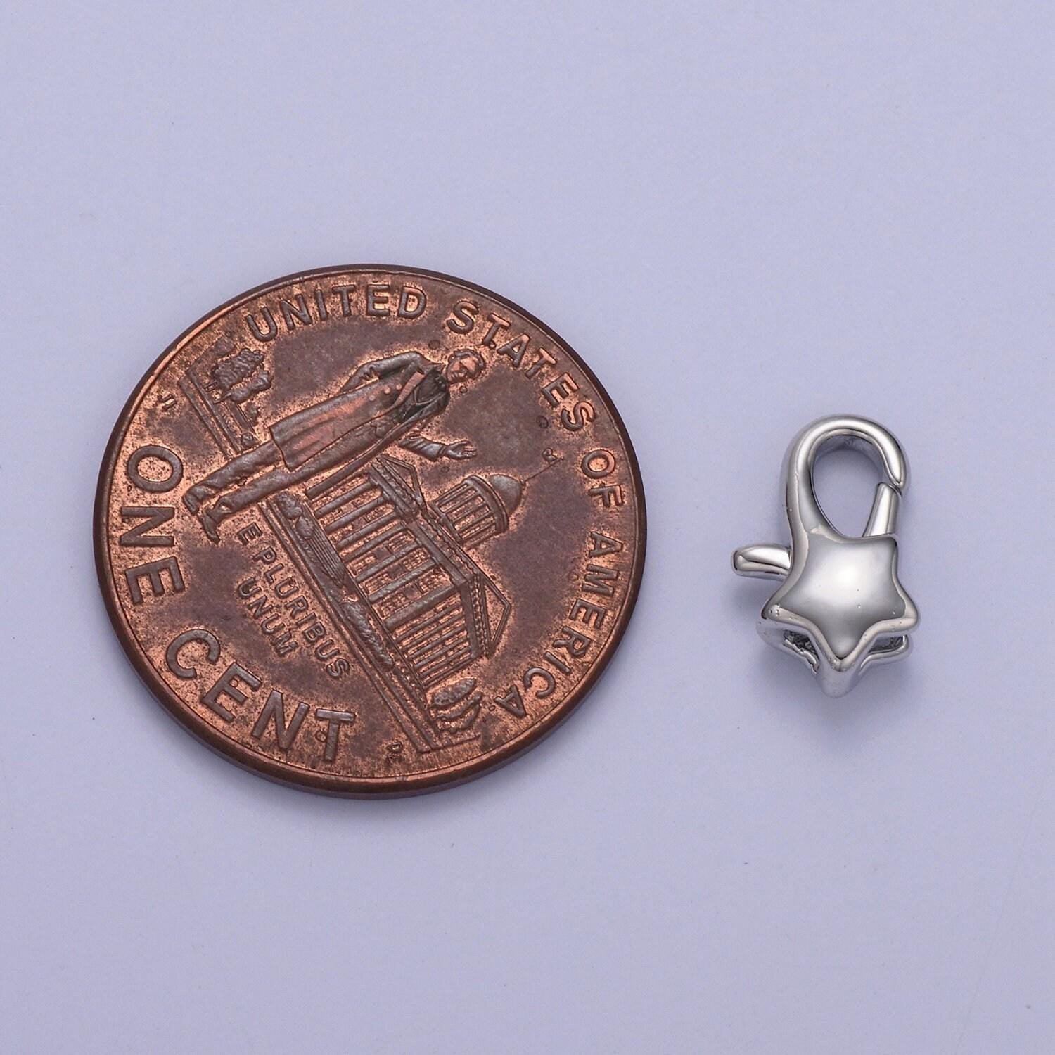 Gold filled star lobster clasp tiny star trigger clasp – celestial lobster claw for jewelry making supplies l-582 / l-590 / l-652 - l-655