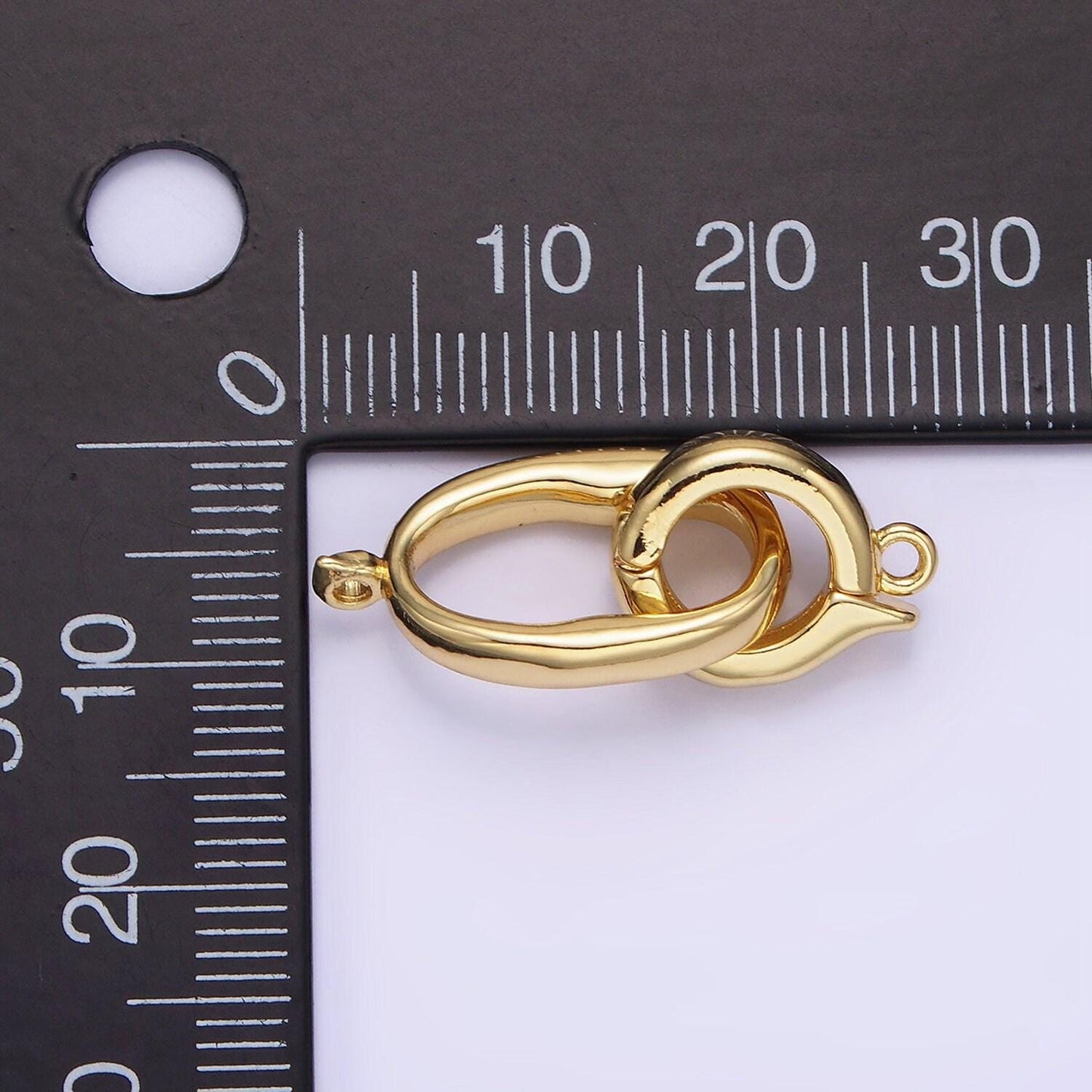 14k gold filled bail enhancer hinged interchangeable pendant bail oval style pendant holder snap on bail l-575