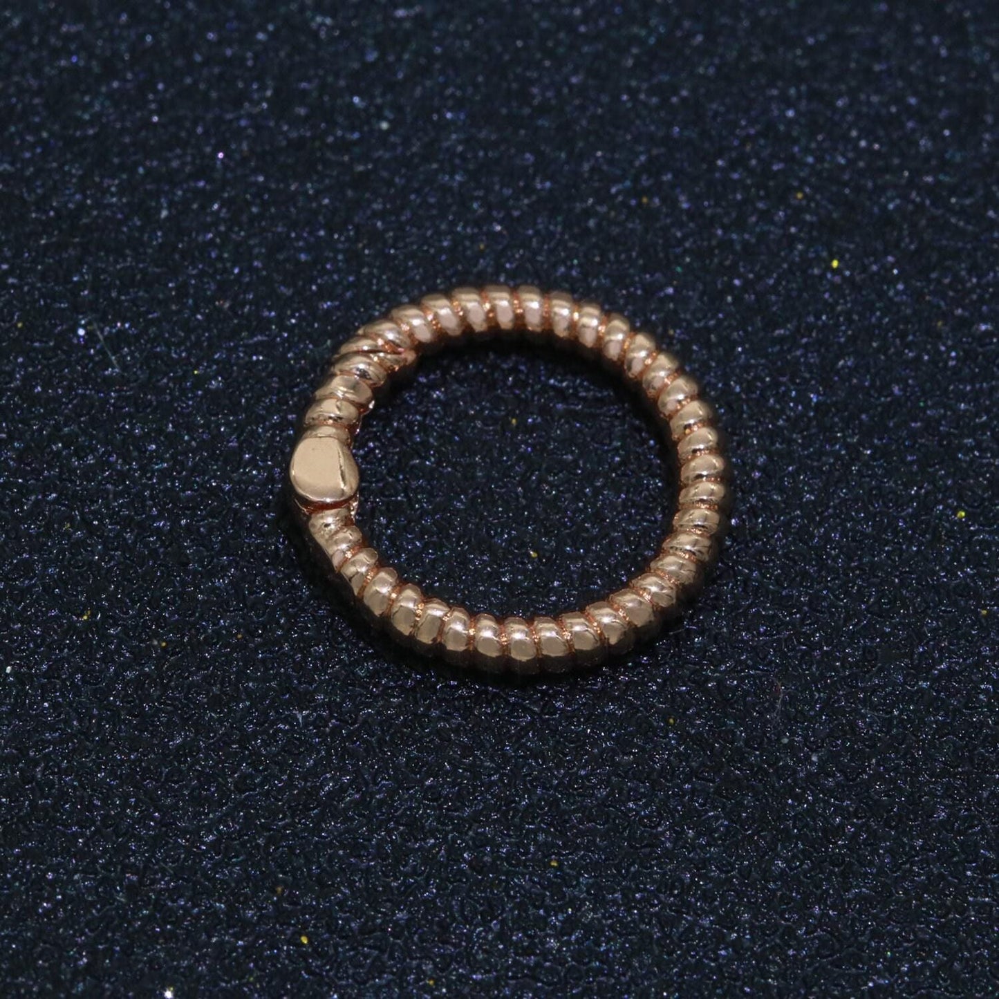 1x twisted gold spring gate ring, 16 mm marine rope push gate ring, charm holder clasp for connector bracelet end clasp rose gold silver