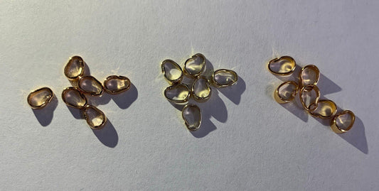 5 pcs. necklace bail 7.2mm x 2.3mm 14k, 18k, 24k gold plated, jewelry making supplies, 517