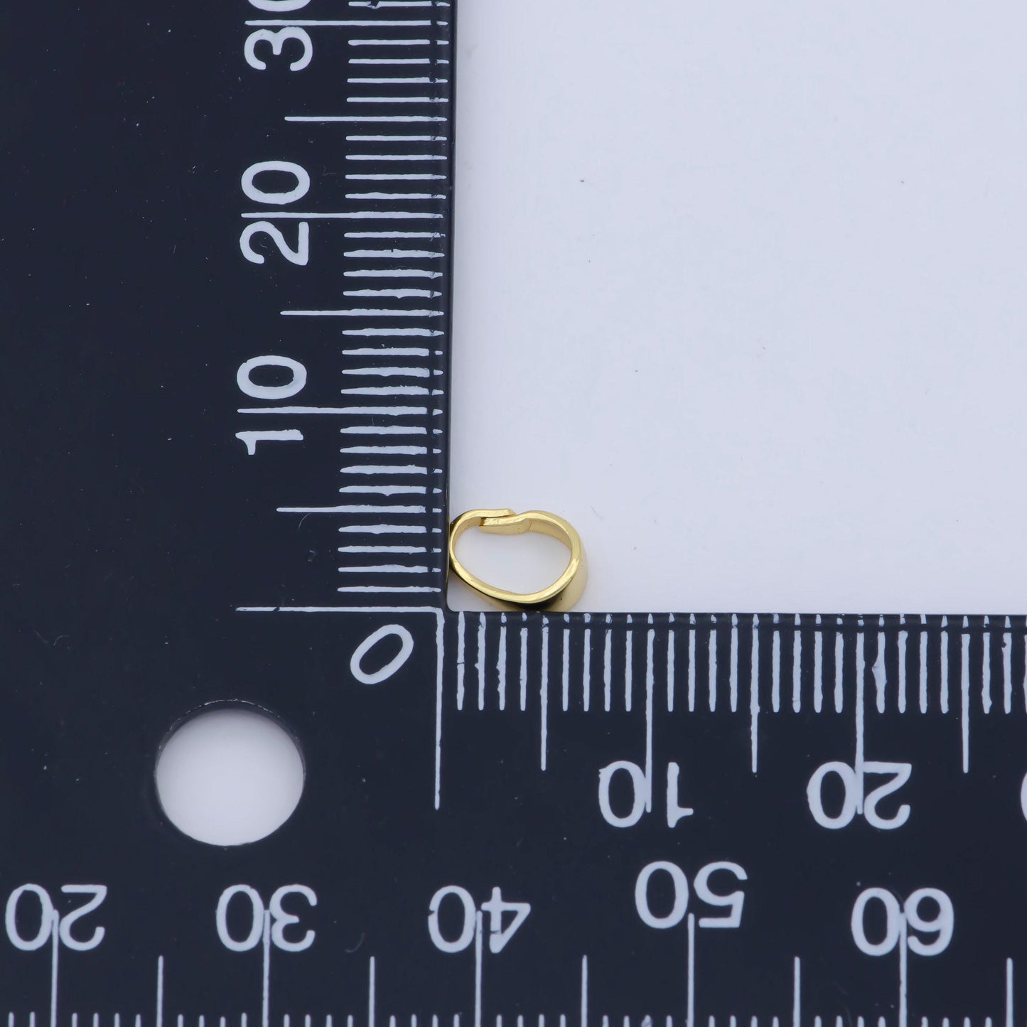 Open jump rings (7.1mm x 5.1mm x 2.7mm) pendant hooks gold filled jewelry finding kit supplies for diy necklace jewelry making - l398-400
