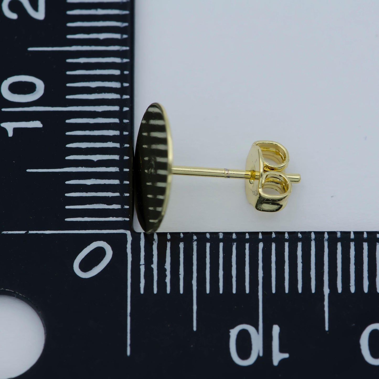 6mm, 8mm,10mm round gold earrings •gold stud earrings •circle stud round tack disc •14k gold filled geo round earrings post stud, l-391 -393