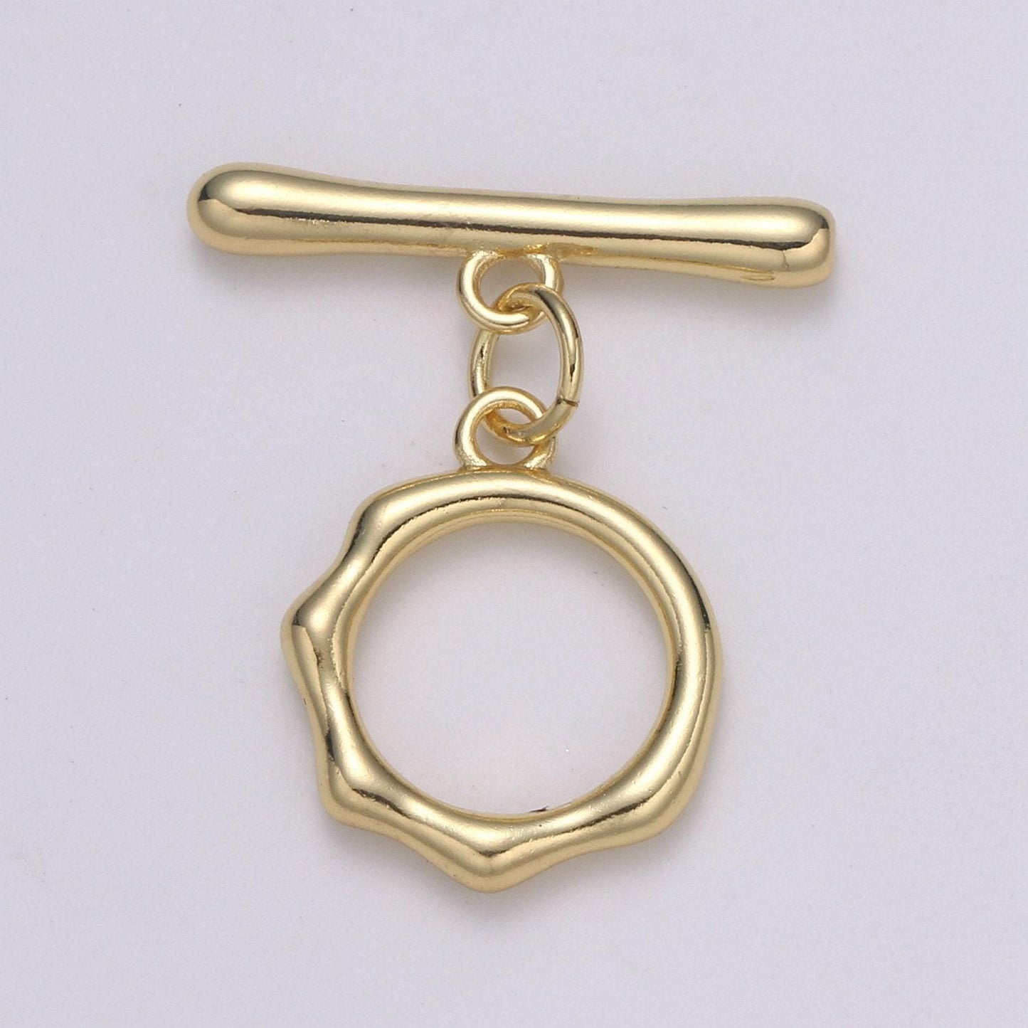 1pc toggle clasp with jump ring chose color-gold, rose gold black, silver ot clasp for jewelry making supply supp-1179
