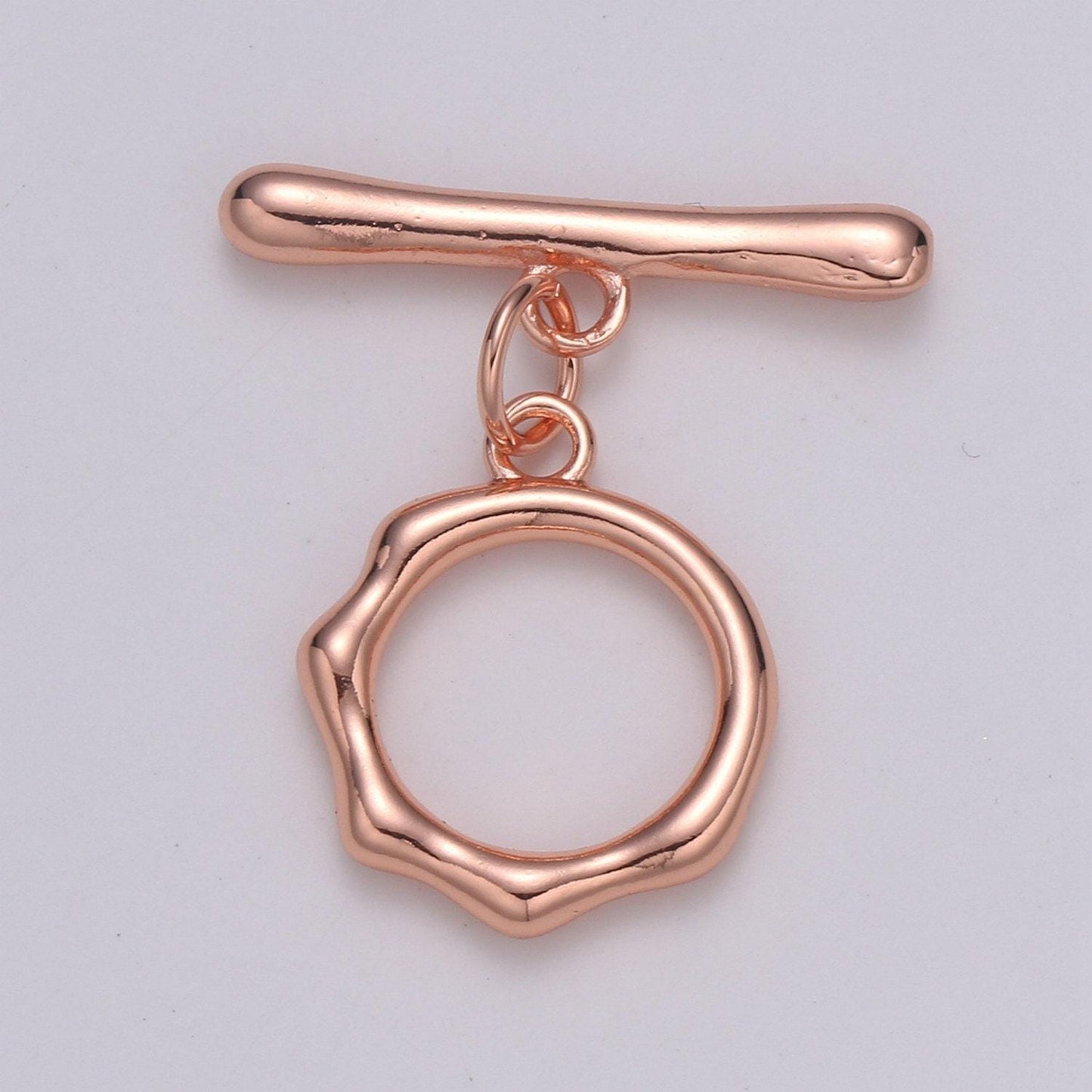 1pc toggle clasp with jump ring chose color-gold, rose gold black, silver ot clasp for jewelry making supply supp-1179