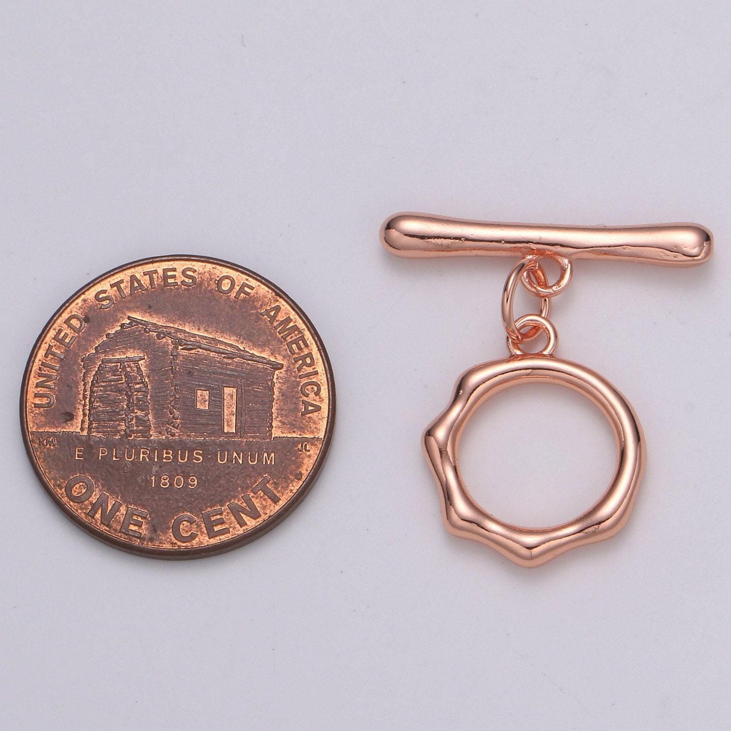 1pc toggle clasp with jump ring chose color-gold, rose gold black, silver ot clasp for jewelry making supply supp-1179